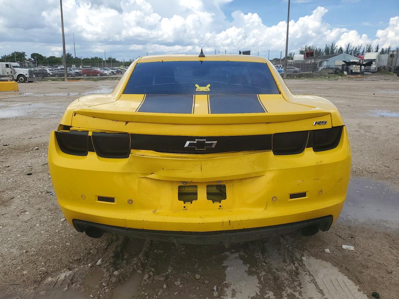 2010 Chevrolet Camaro Lt Yellow vin: 2G1FB1EV2A9190771