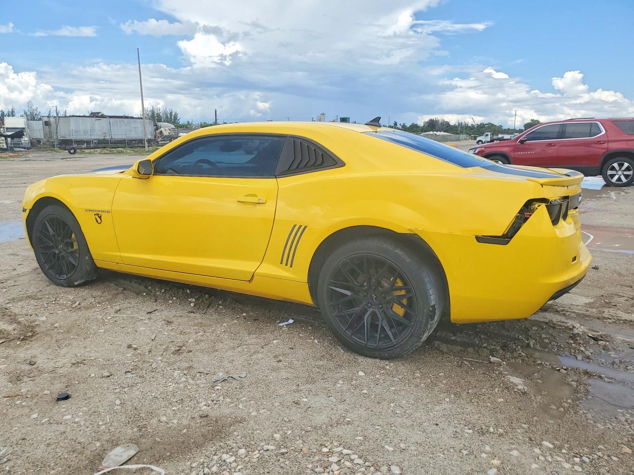 2010 Chevrolet Camaro Lt Yellow vin: 2G1FB1EV2A9190771