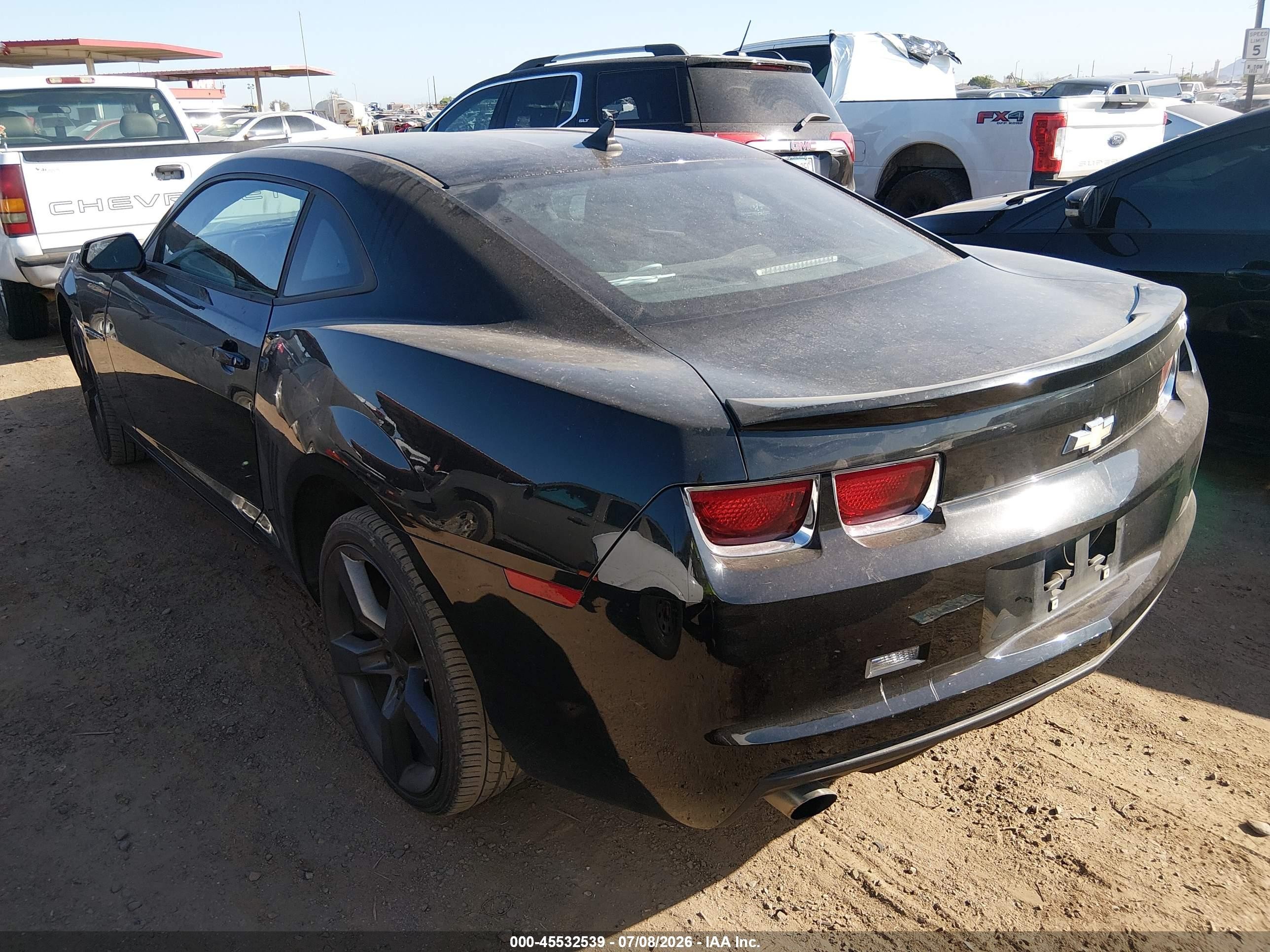 2010 Chevrolet Camaro 1lt Black vin: 2G1FB1EV2A9194965