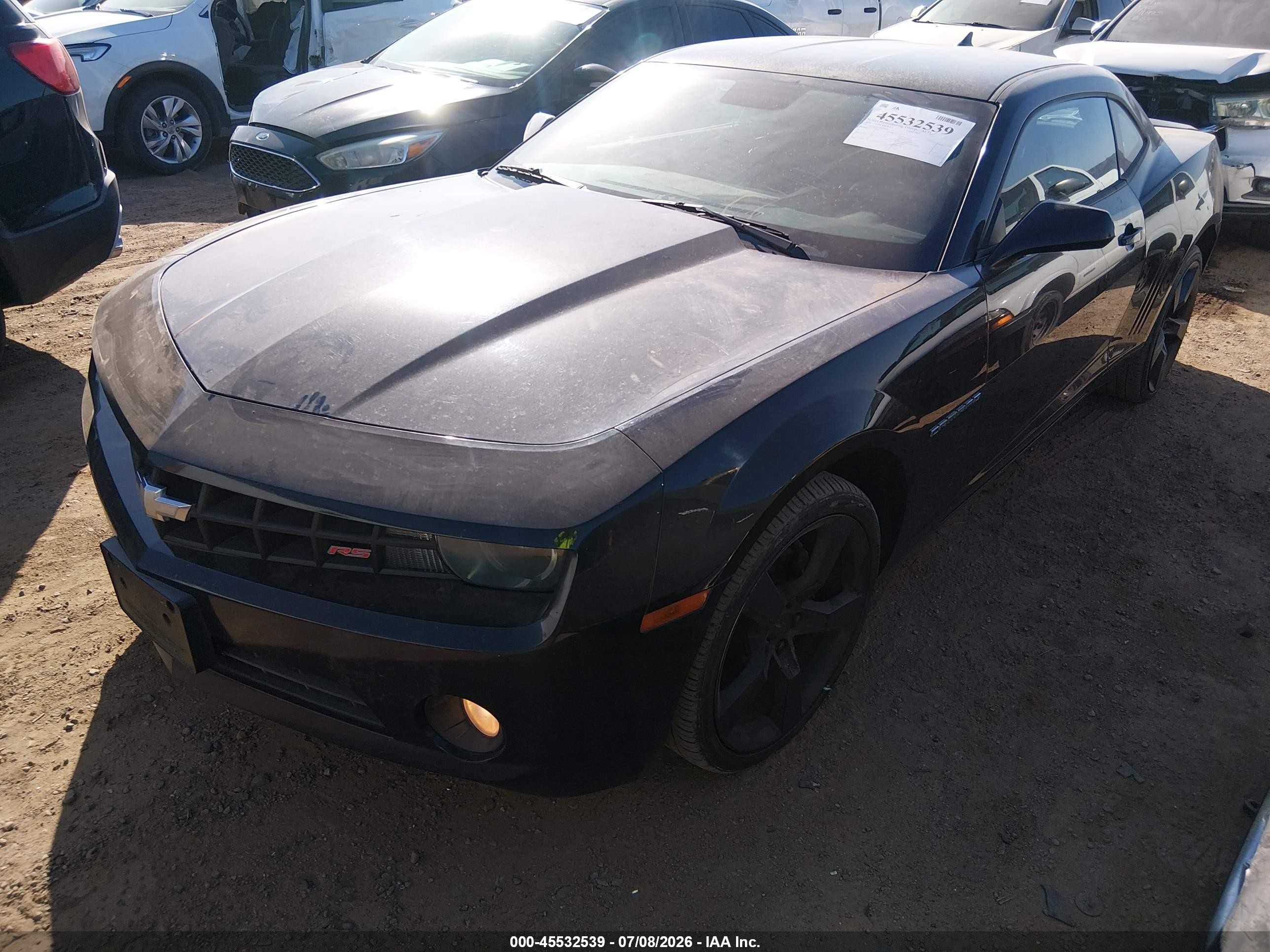 2010 Chevrolet Camaro 1lt Black vin: 2G1FB1EV2A9194965