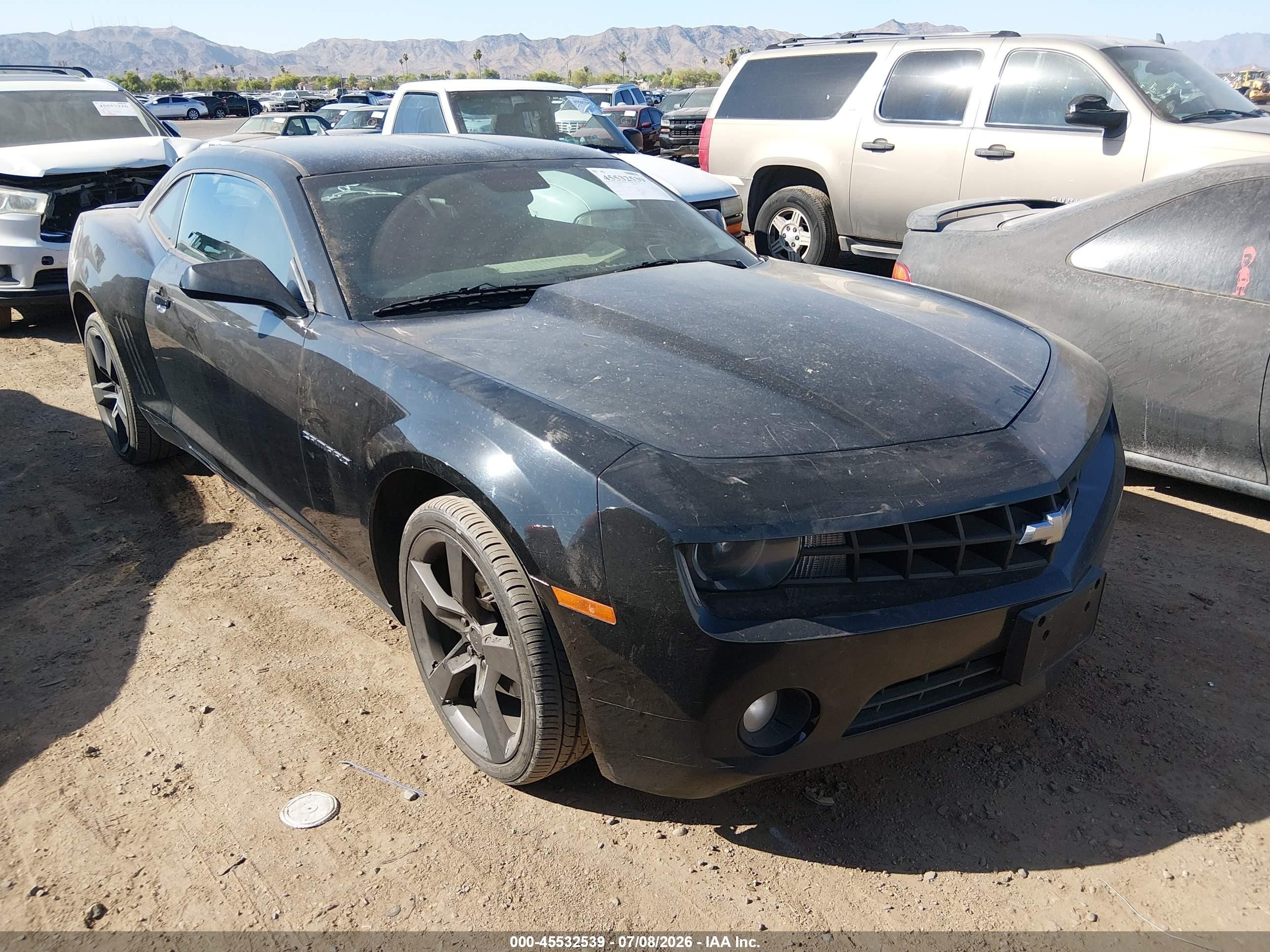 2010 Chevrolet Camaro 1lt Black vin: 2G1FB1EV2A9194965