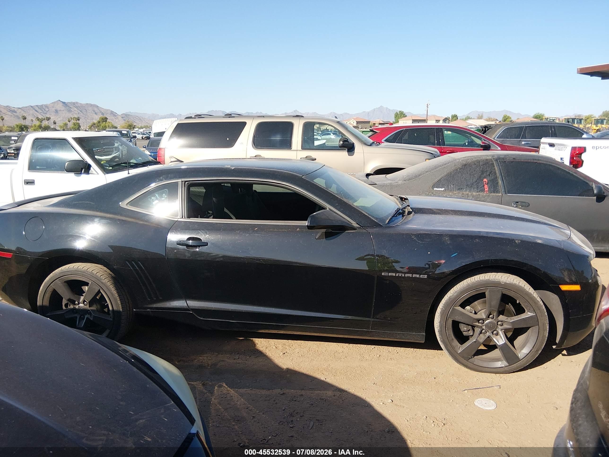 2010 Chevrolet Camaro 1lt Black vin: 2G1FB1EV2A9194965