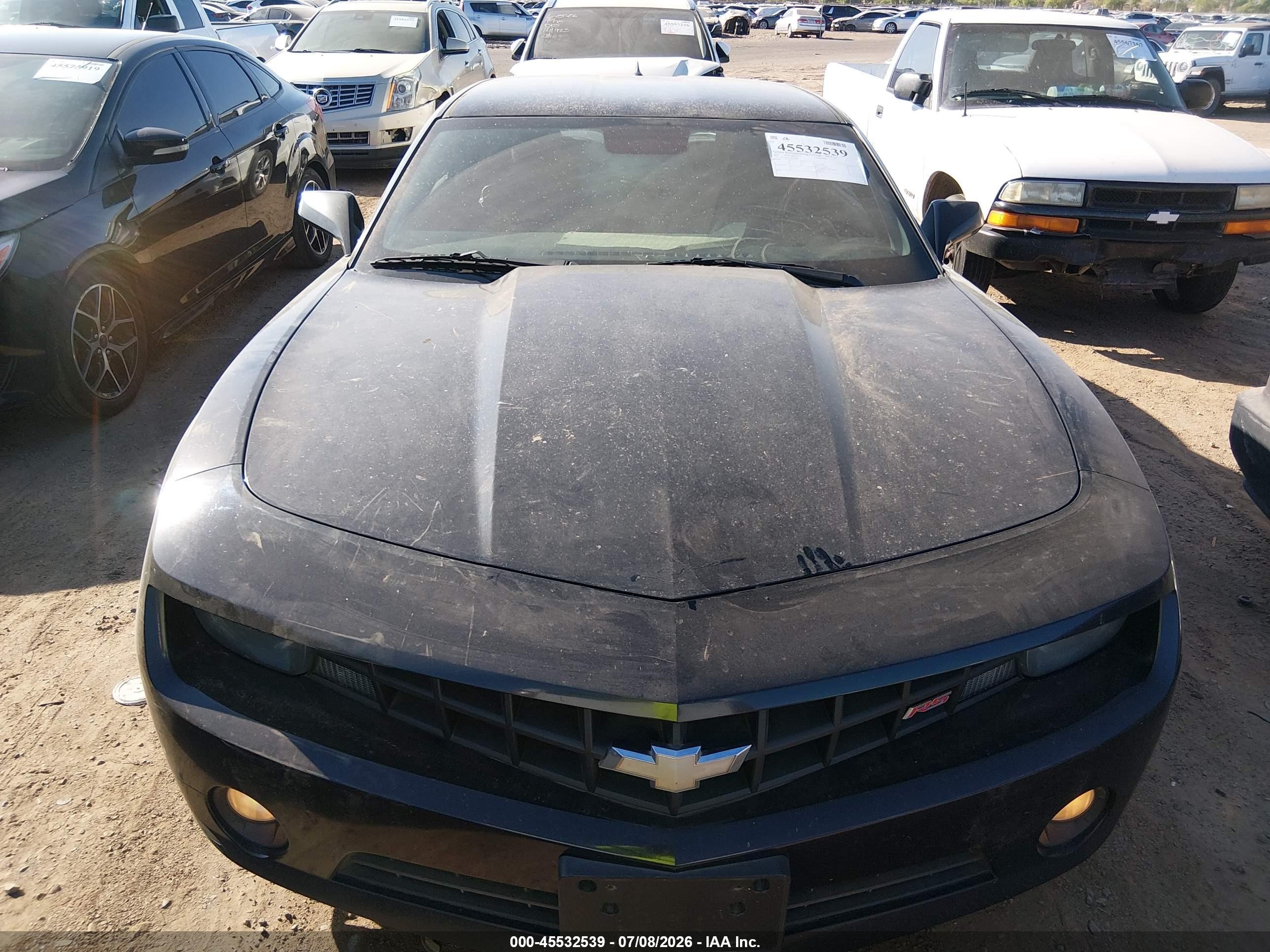 2010 Chevrolet Camaro 1lt Black vin: 2G1FB1EV2A9194965