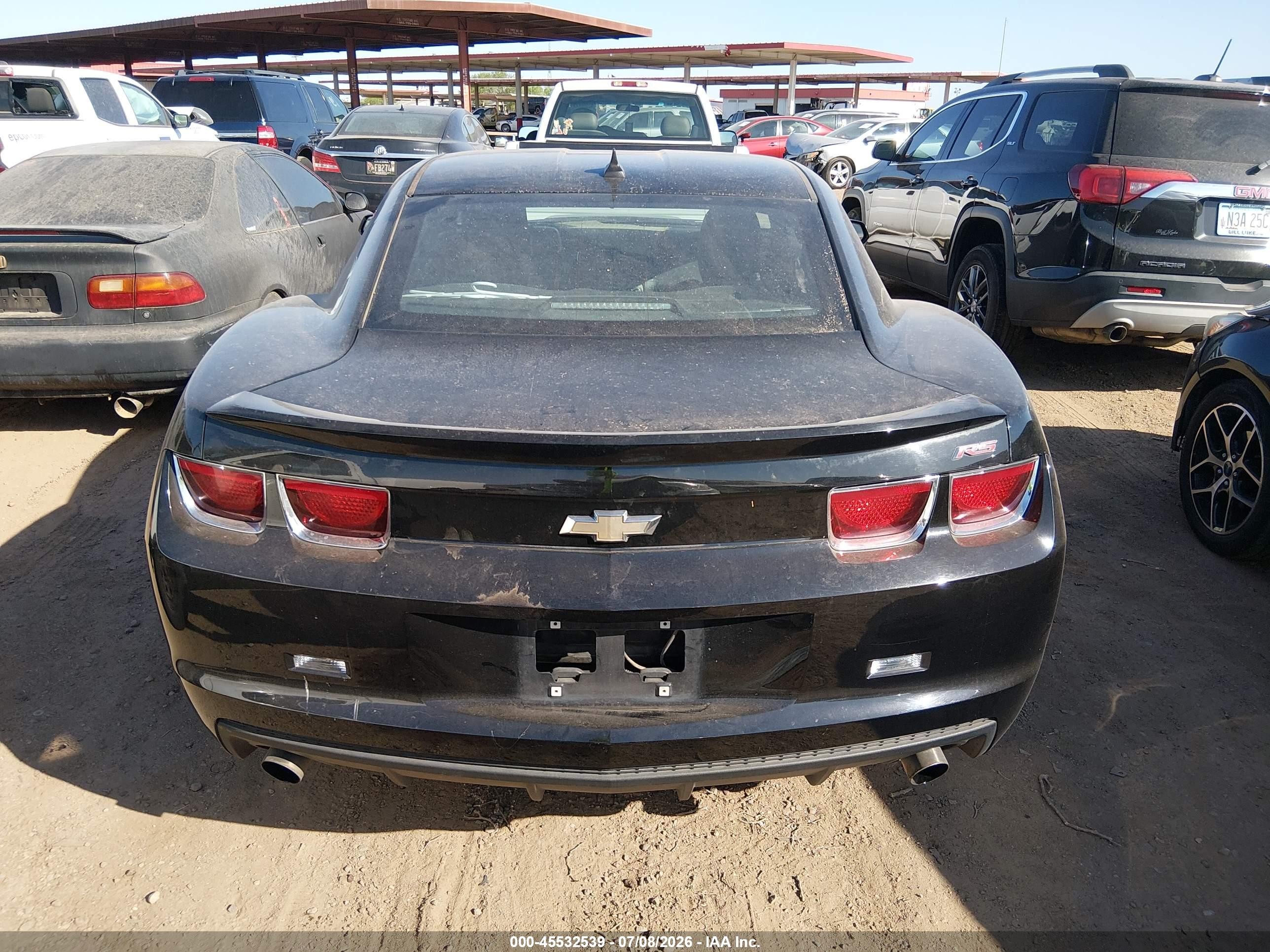 2010 Chevrolet Camaro 1lt Black vin: 2G1FB1EV2A9194965