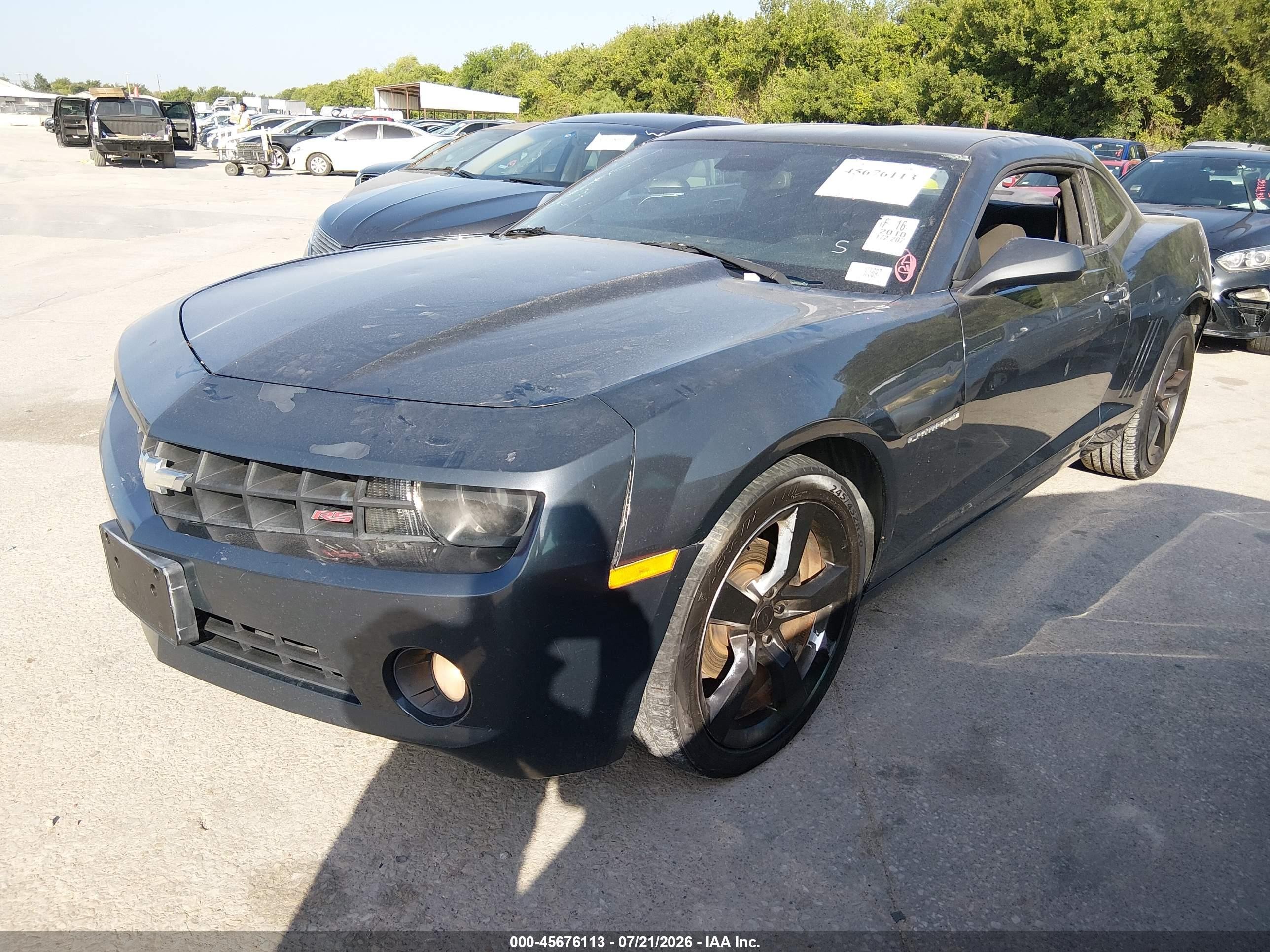2010 Chevrolet Camaro 1lt Black vin: 2G1FB1EV2A9222747