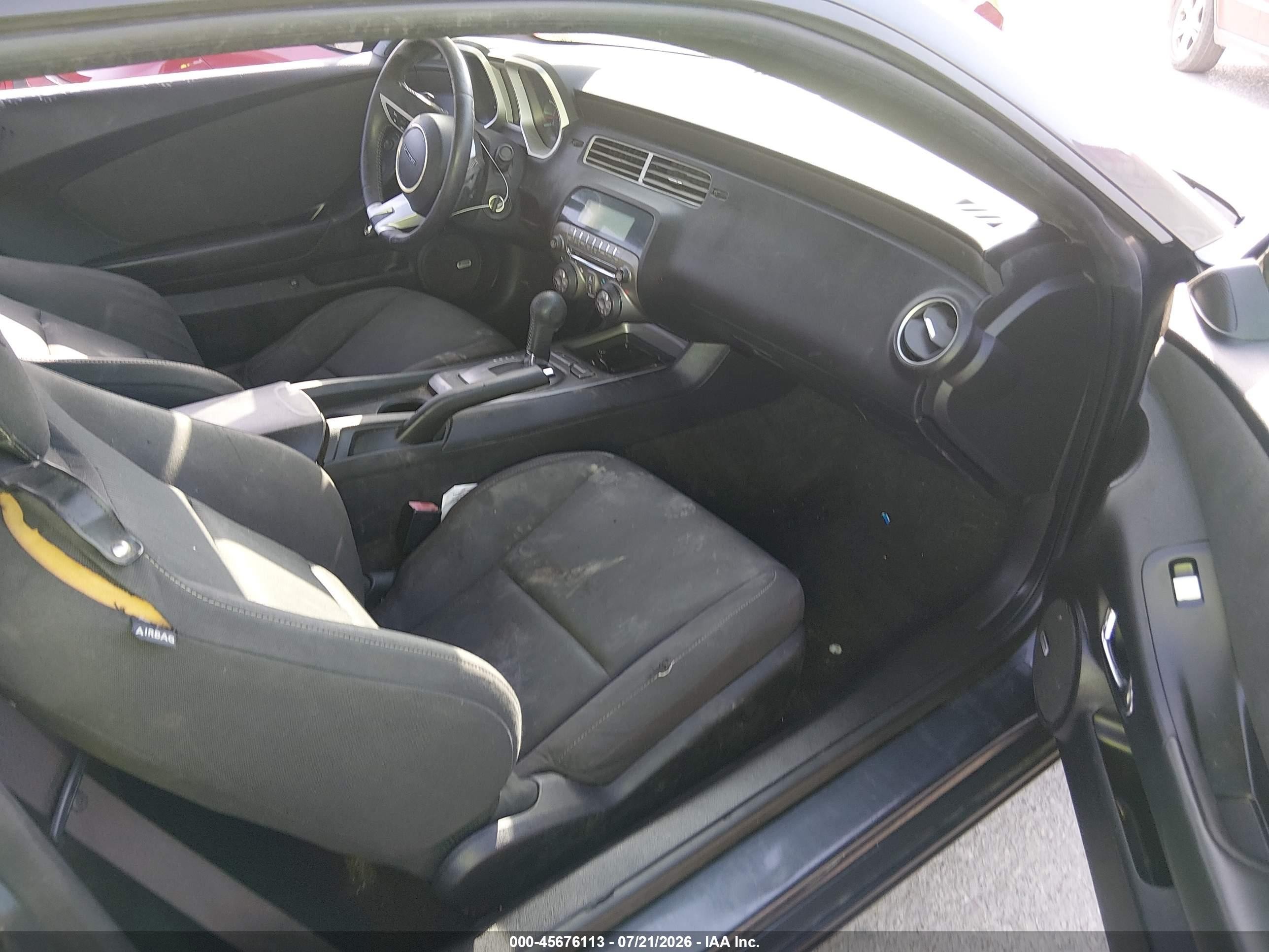 2010 Chevrolet Camaro 1lt Black vin: 2G1FB1EV2A9222747
