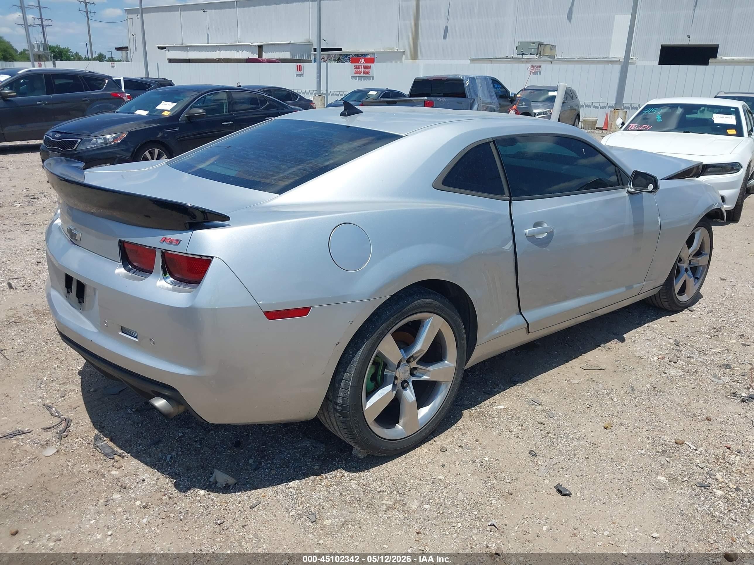 2010 Chevrolet Camaro 1lt Silver vin: 2G1FB1EV3A9156404