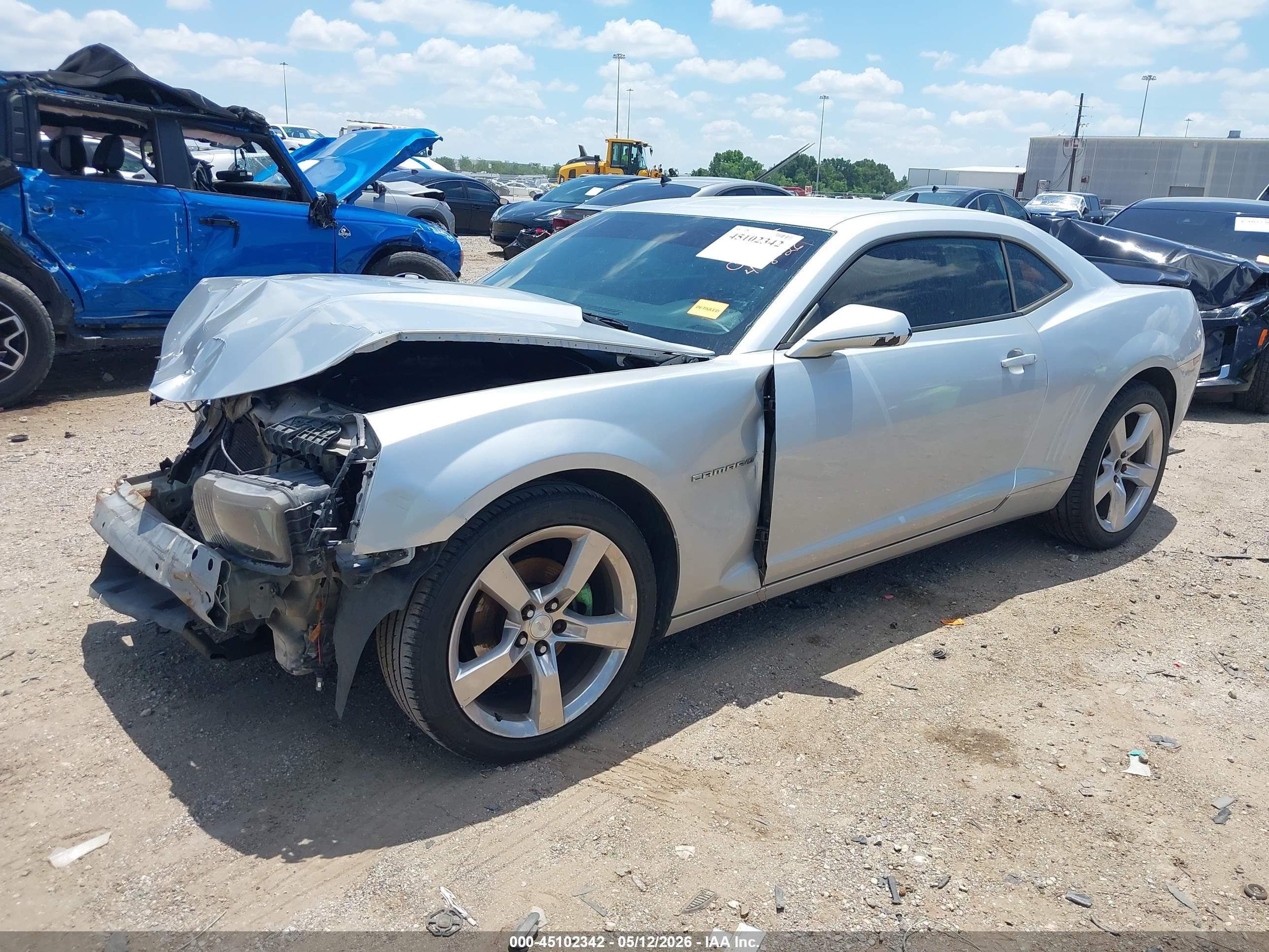 2010 Chevrolet Camaro 1lt Silver vin: 2G1FB1EV3A9156404