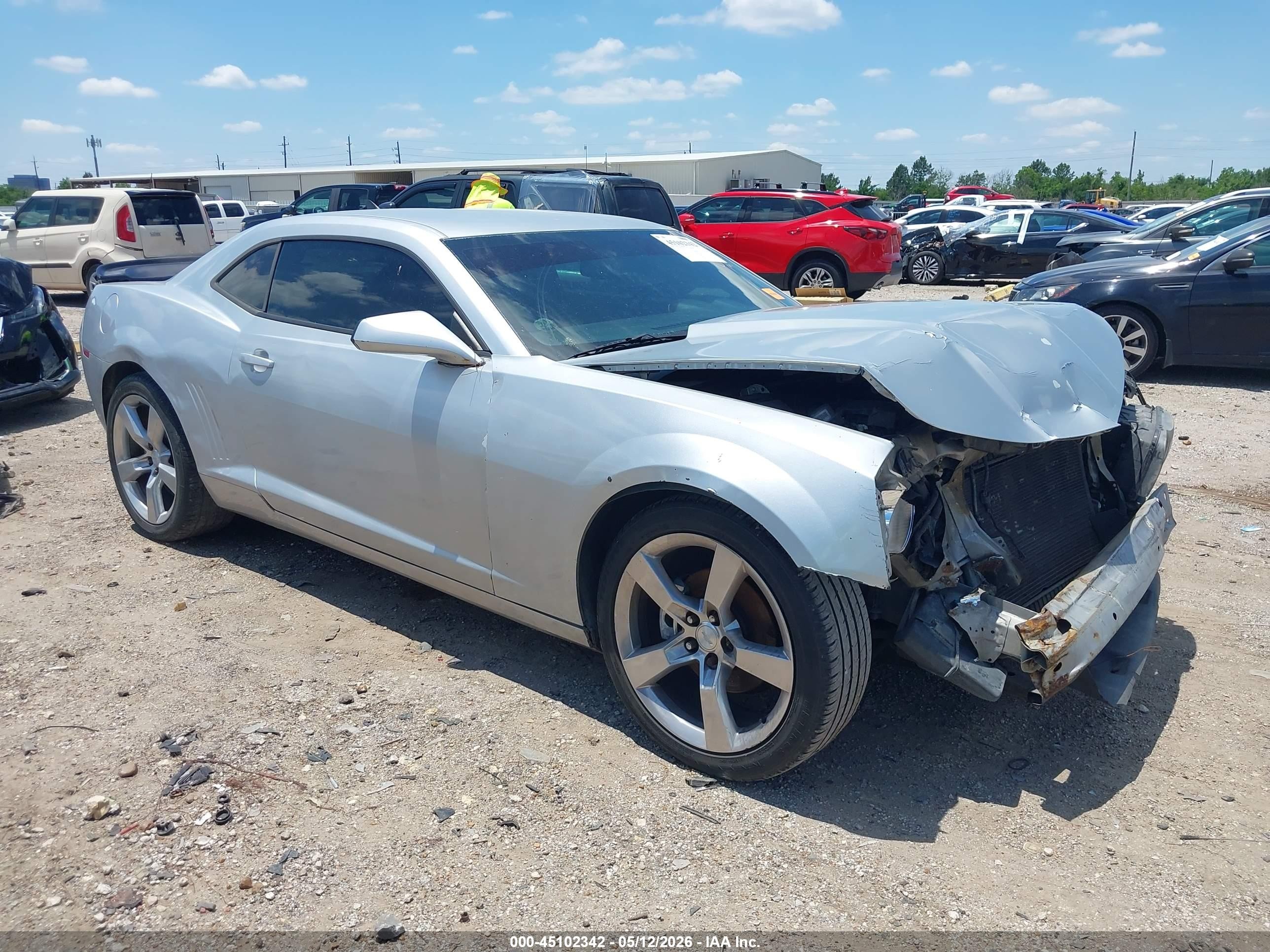 2010 Chevrolet Camaro 1lt Silver vin: 2G1FB1EV3A9156404