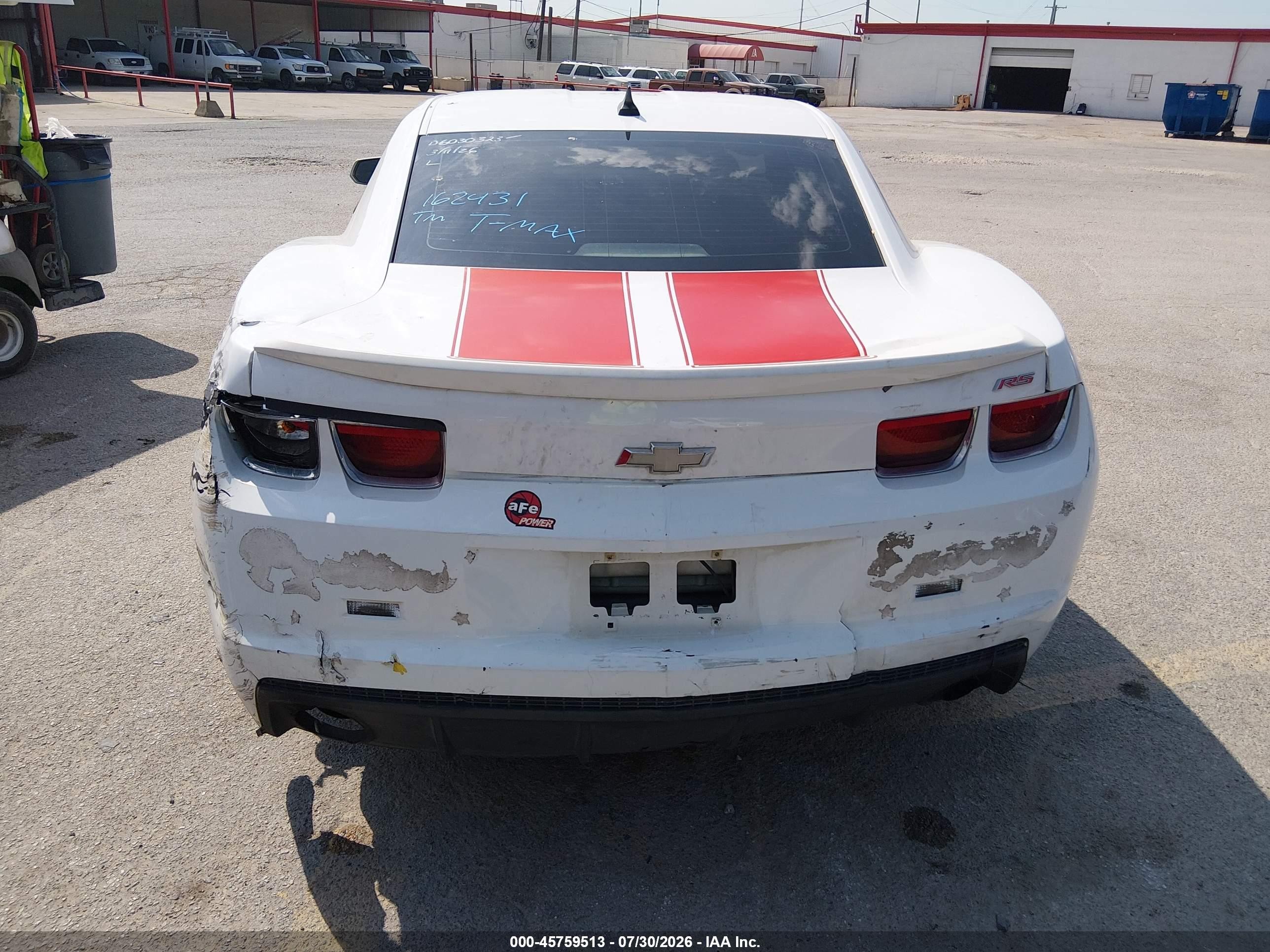 2010 Chevrolet Camaro 1lt White vin: 2G1FB1EV3A9162431