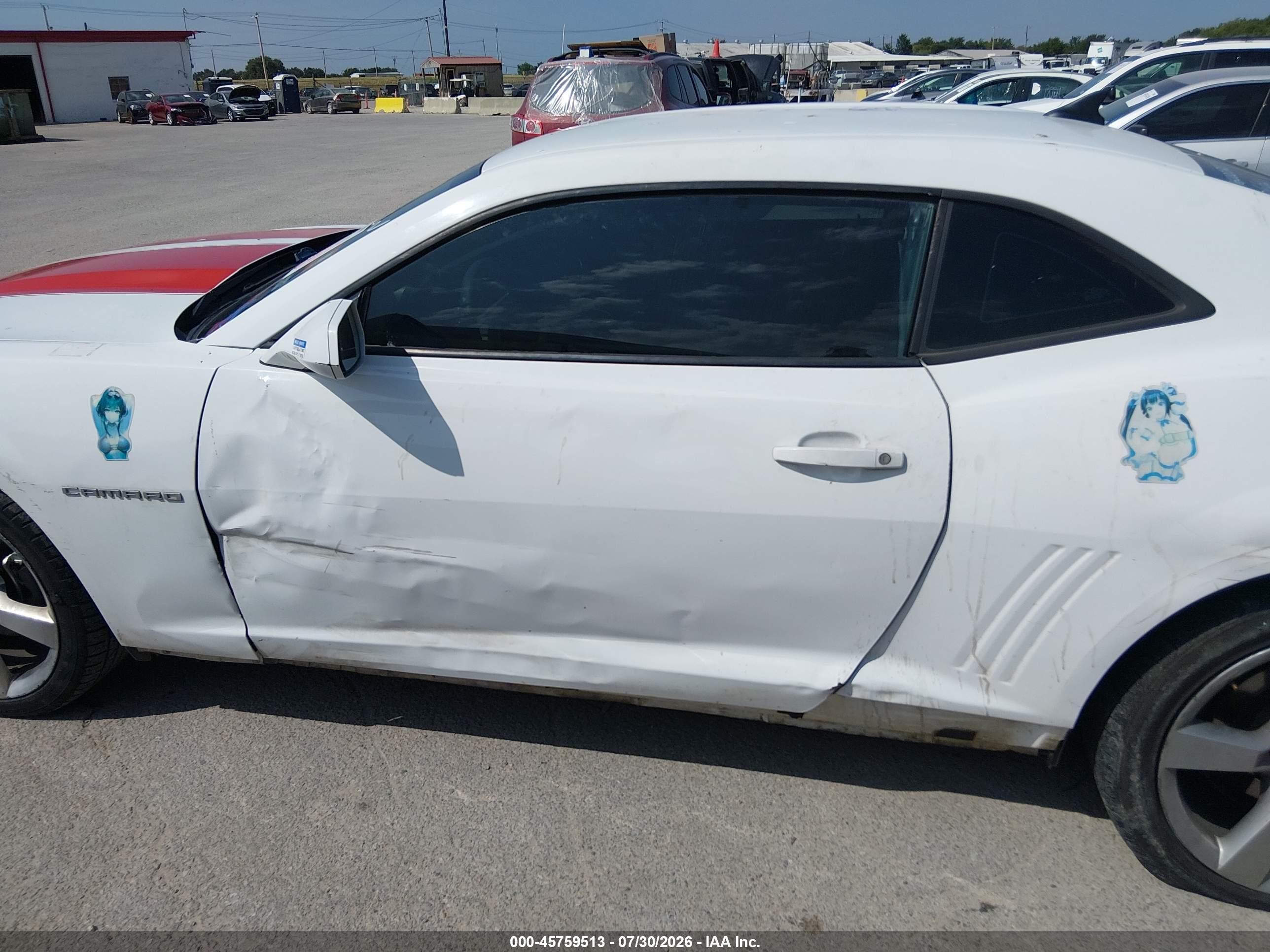 2010 Chevrolet Camaro 1lt White vin: 2G1FB1EV3A9162431