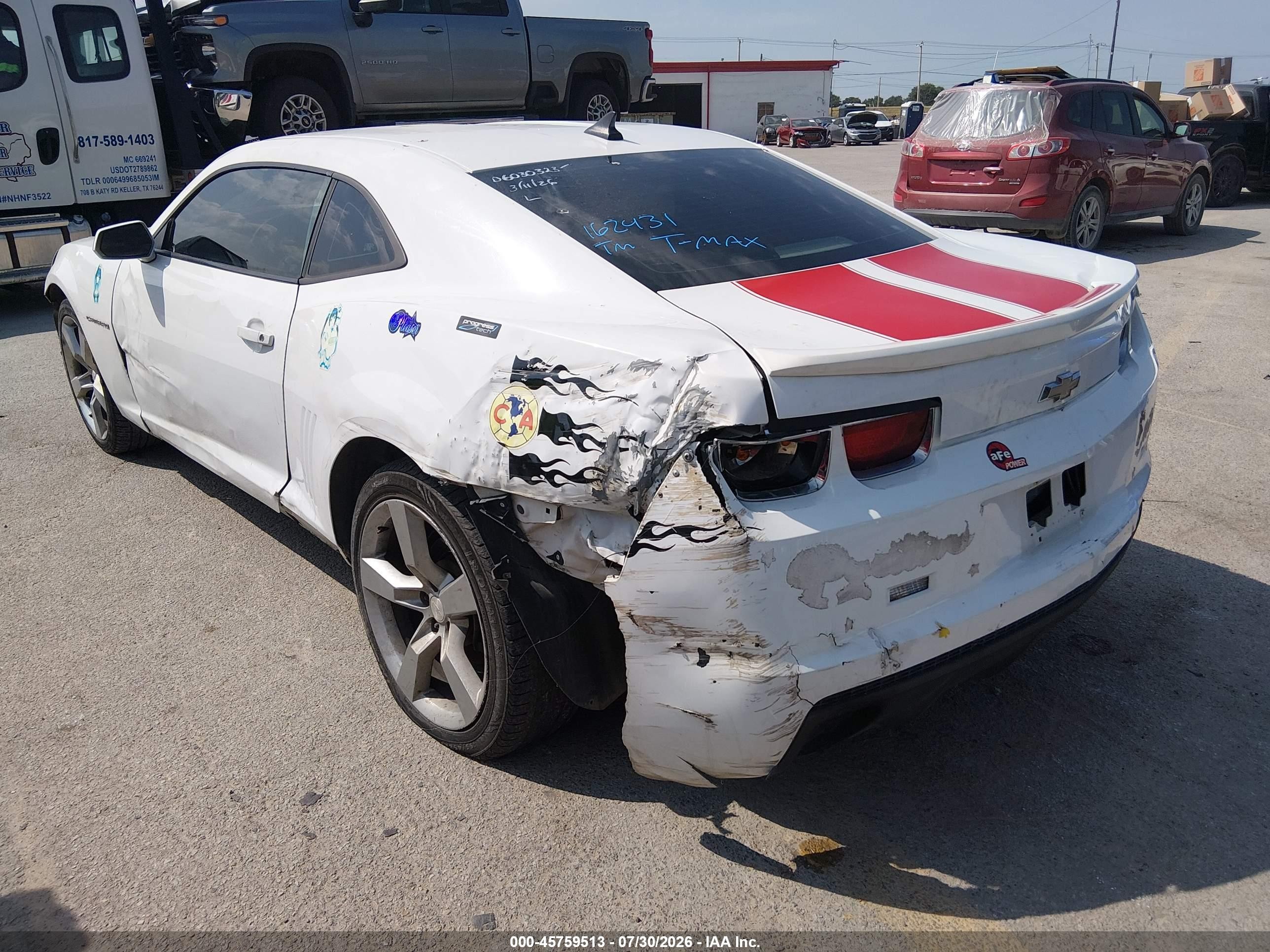 2010 Chevrolet Camaro 1lt White vin: 2G1FB1EV3A9162431