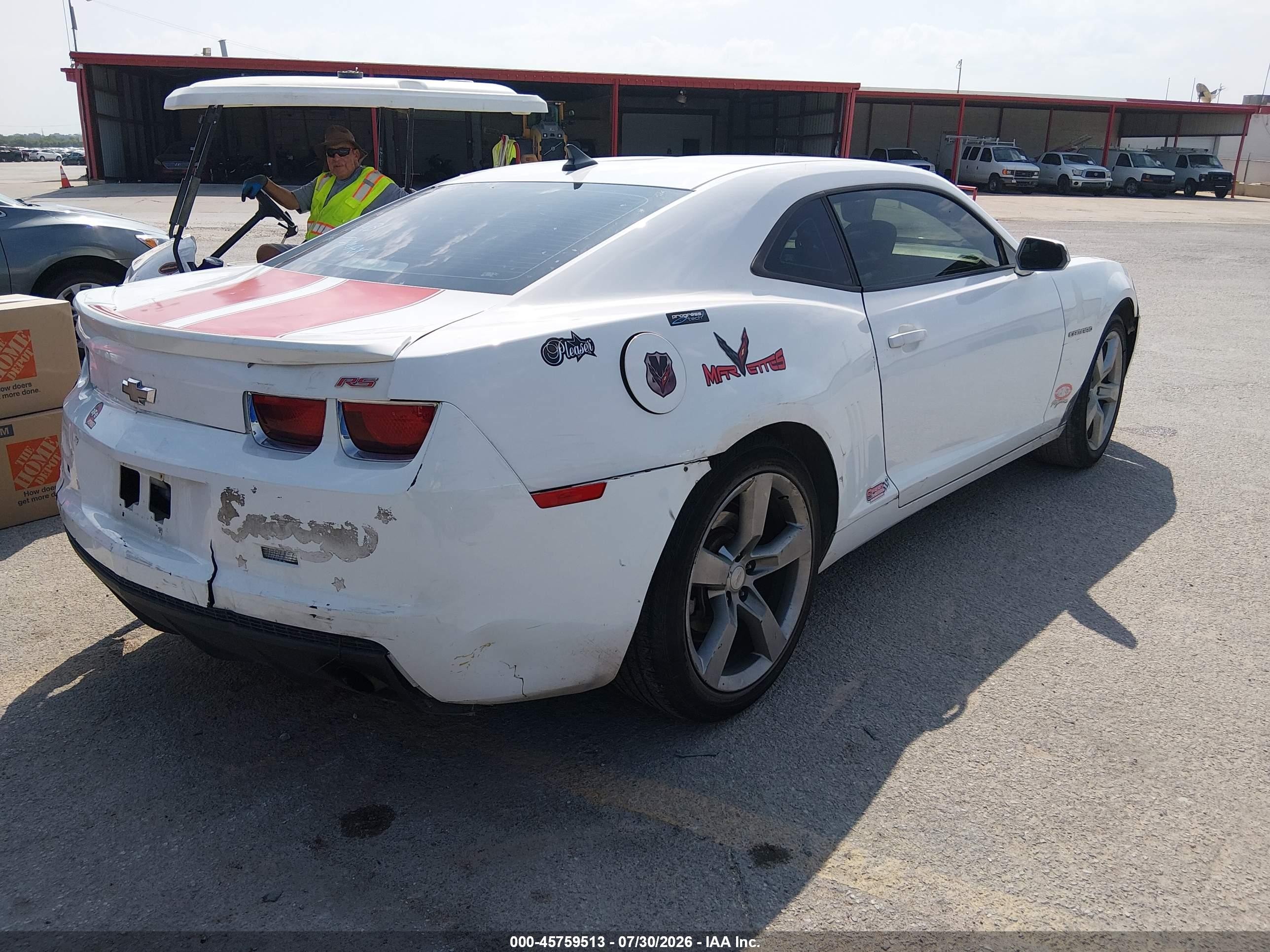 2010 Chevrolet Camaro 1lt White vin: 2G1FB1EV3A9162431