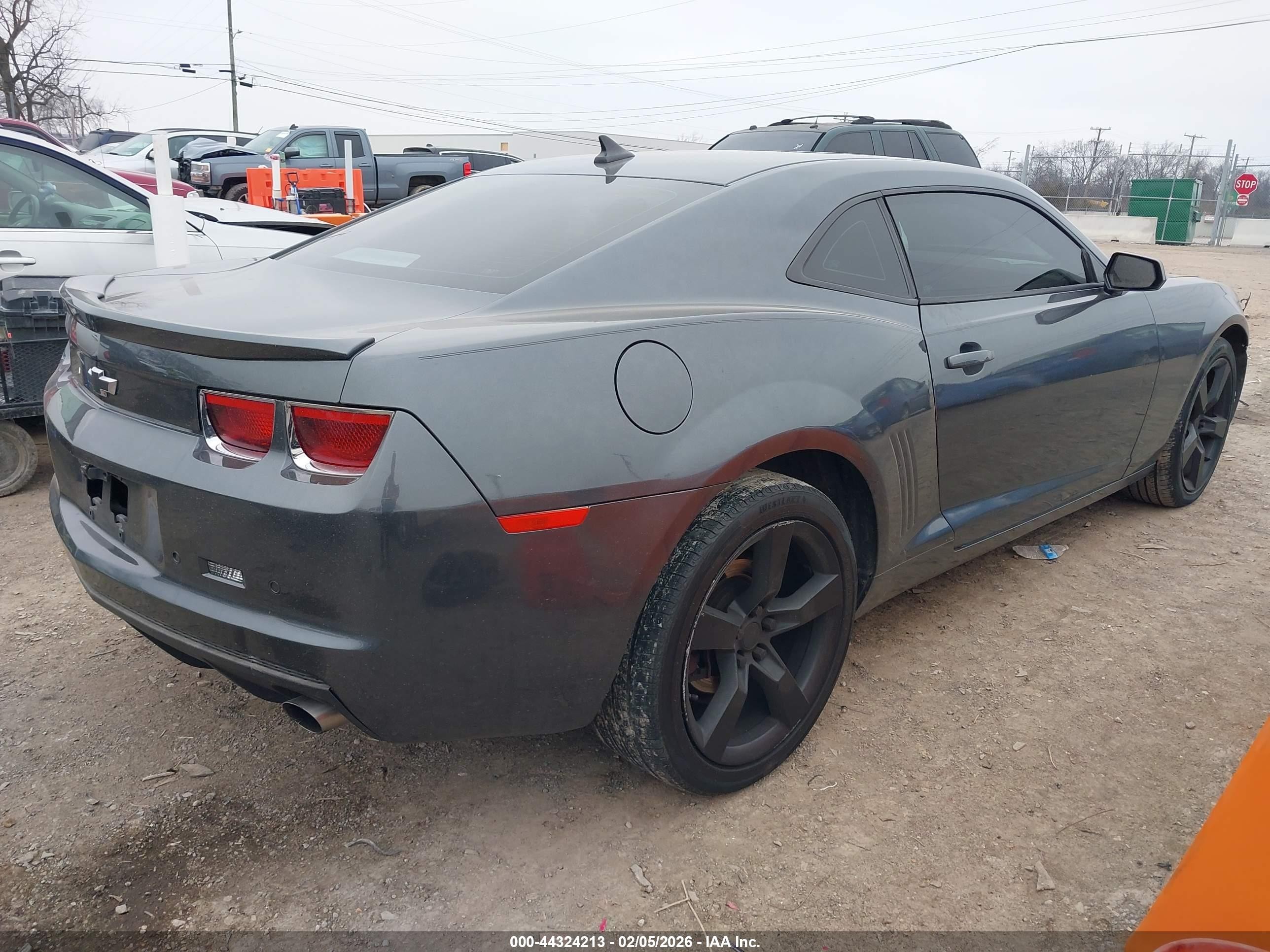 2010 Chevrolet Camaro 1lt Gray vin: 2G1FB1EV3A9224751