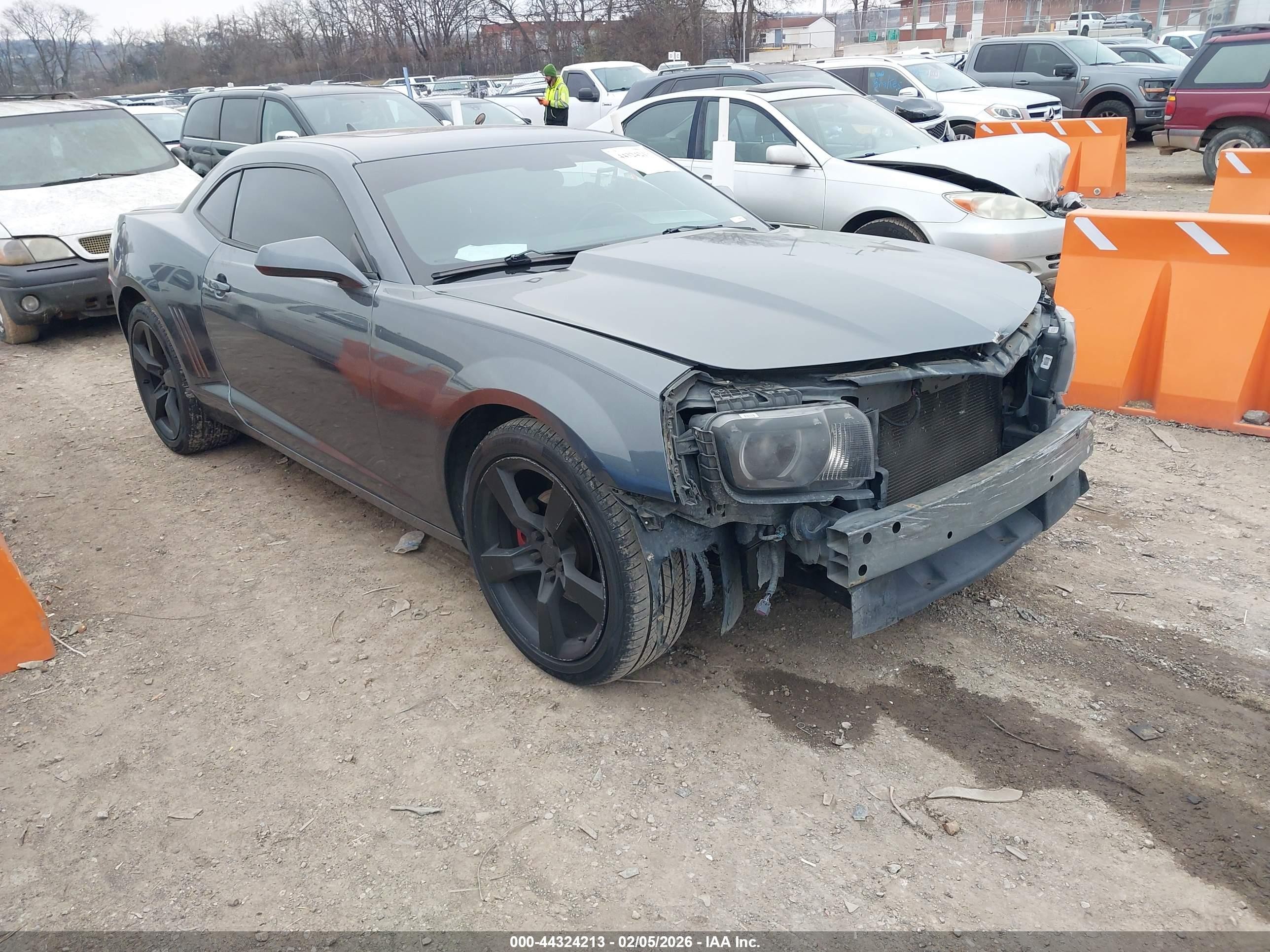 2010 Chevrolet Camaro 1lt Gray vin: 2G1FB1EV3A9224751