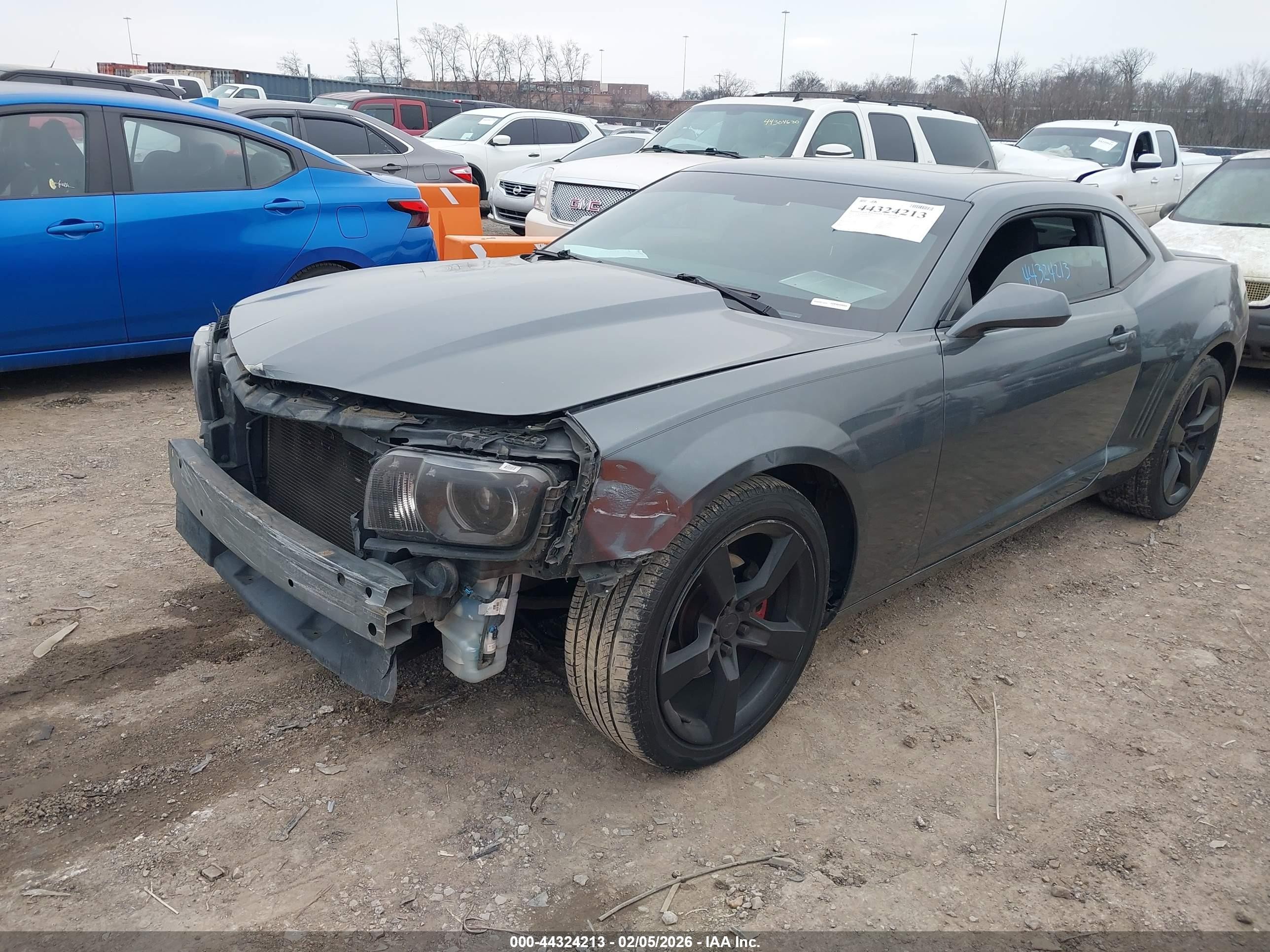 2010 Chevrolet Camaro 1lt Gray vin: 2G1FB1EV3A9224751