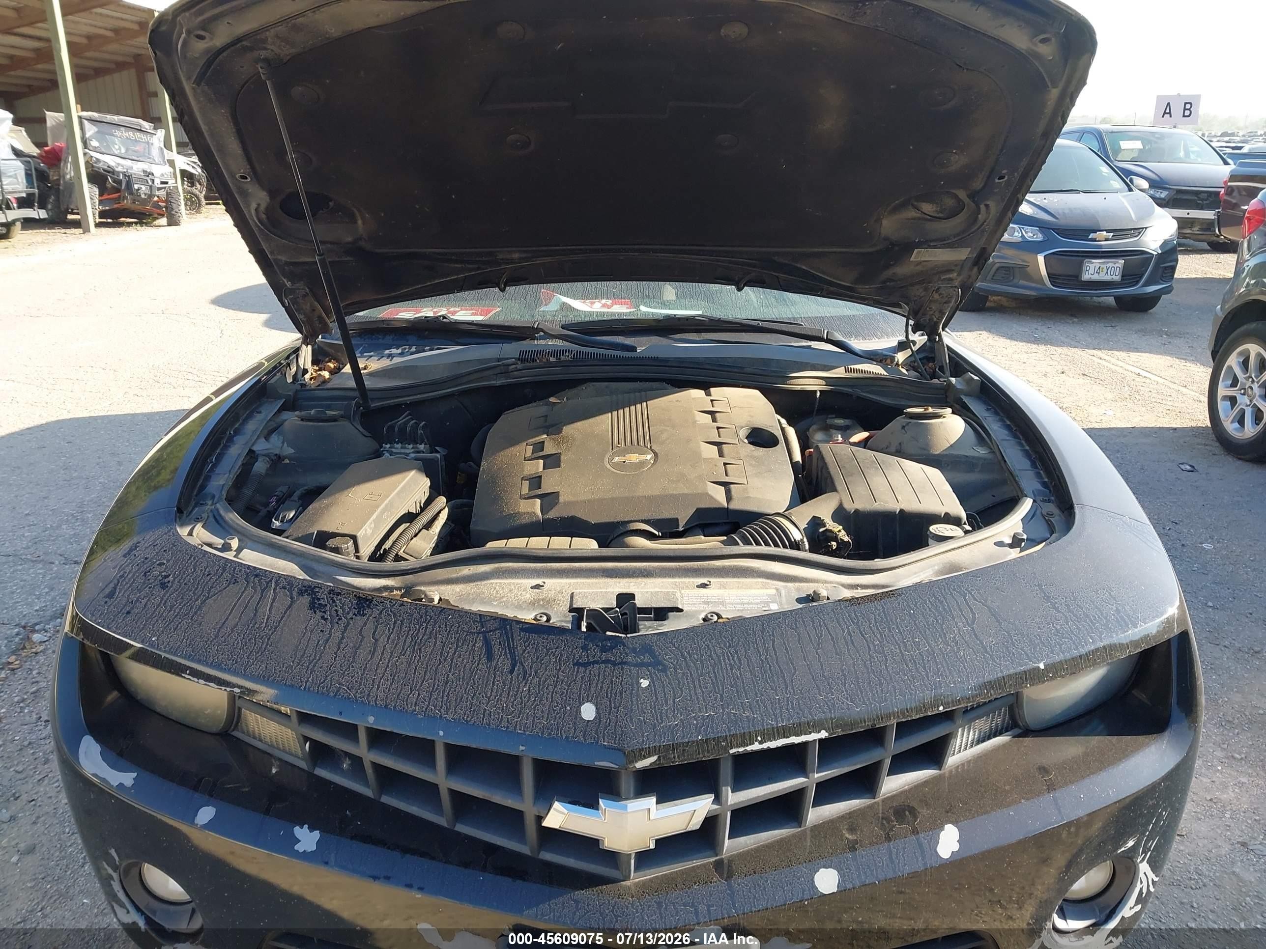 2010 Chevrolet Camaro 1lt Black vin: 2G1FB1EV4A9164415