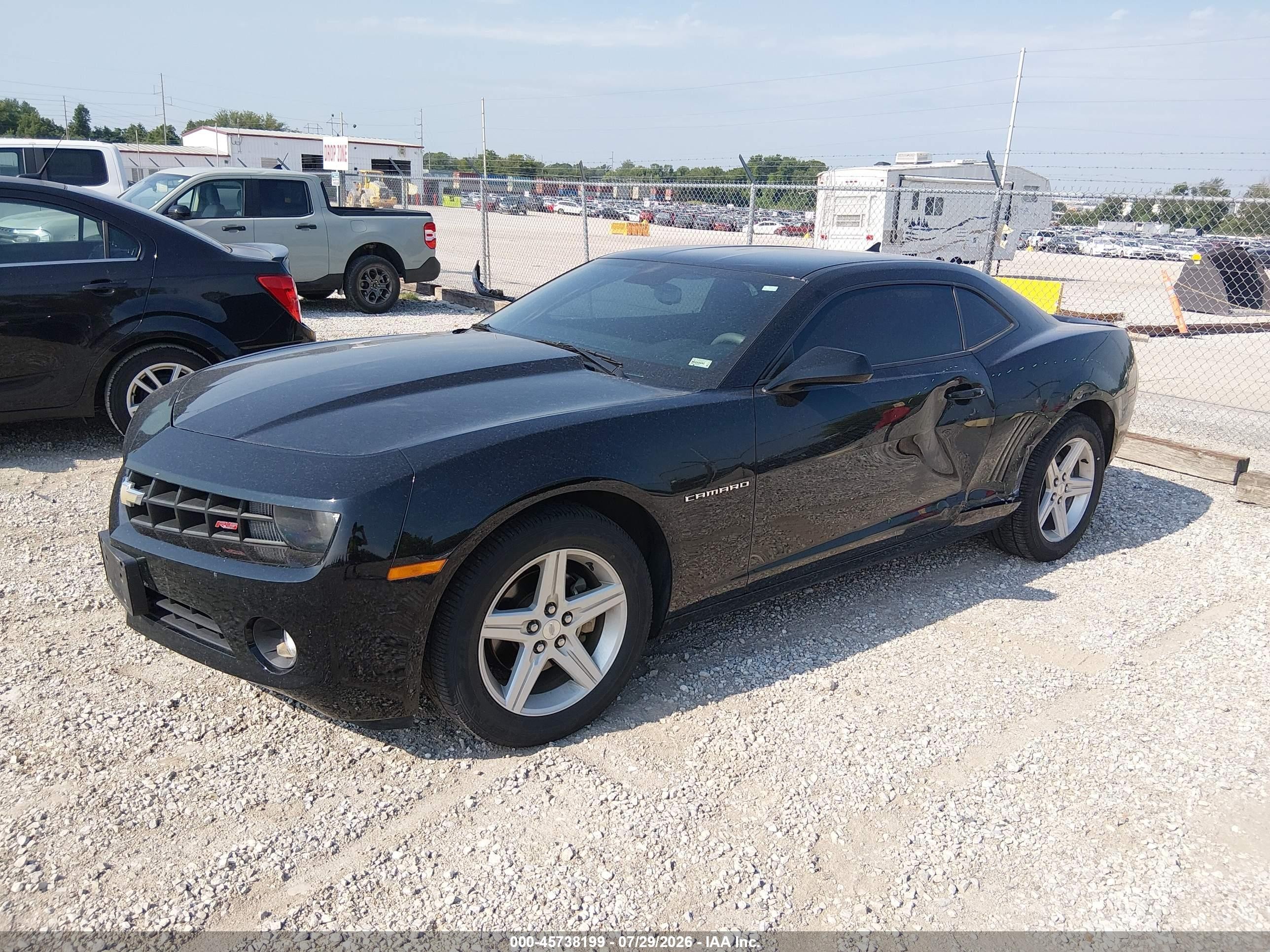 2010 Chevrolet Camaro 1lt Черный vin: 2G1FB1EV5A9173351
