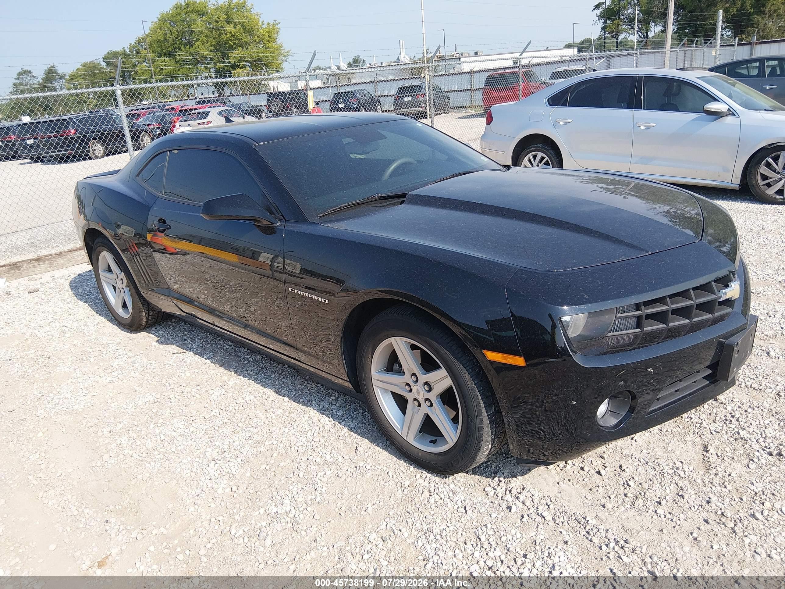 2010 Chevrolet Camaro 1lt Черный vin: 2G1FB1EV5A9173351