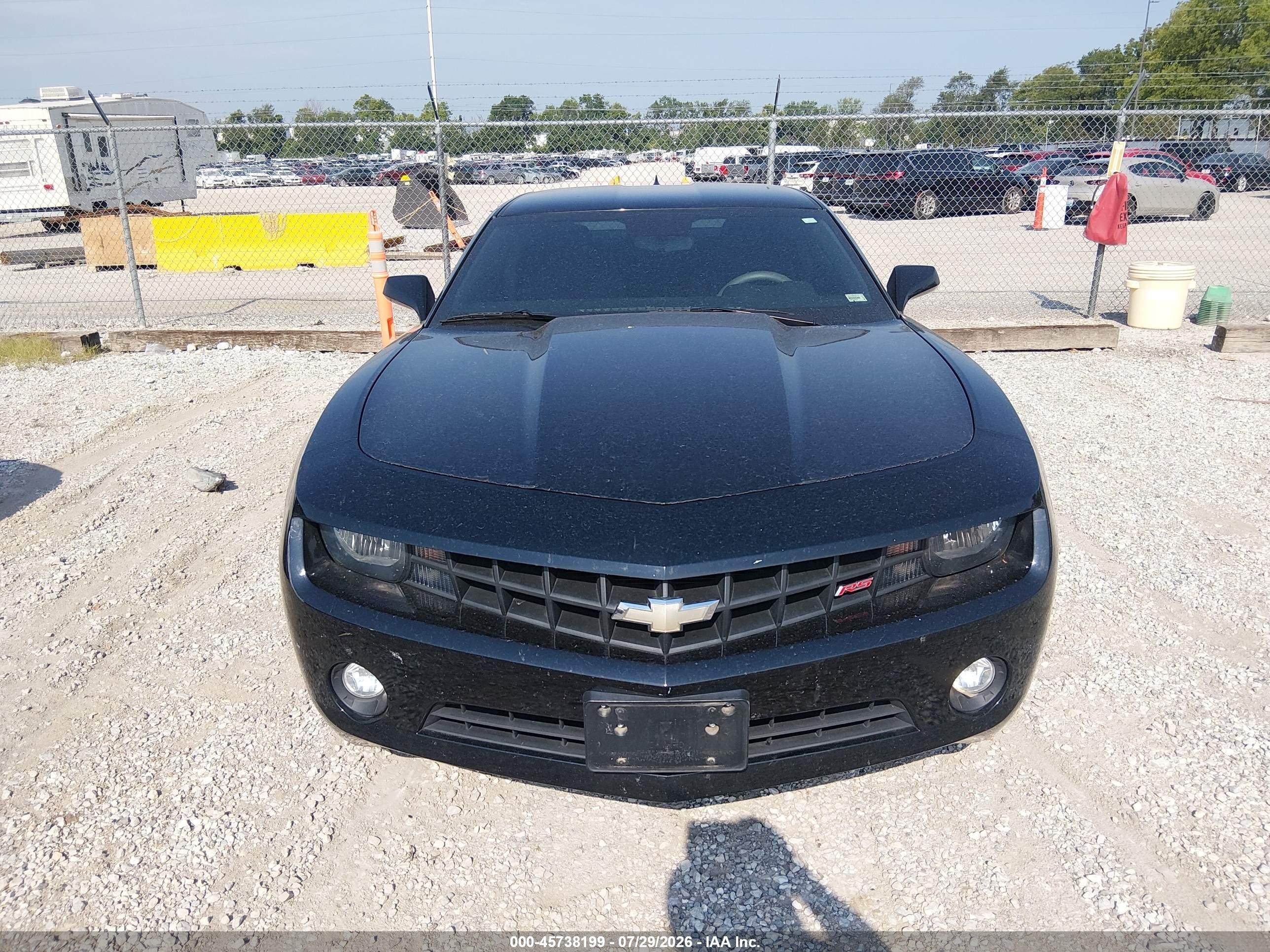 2010 Chevrolet Camaro 1lt Черный vin: 2G1FB1EV5A9173351