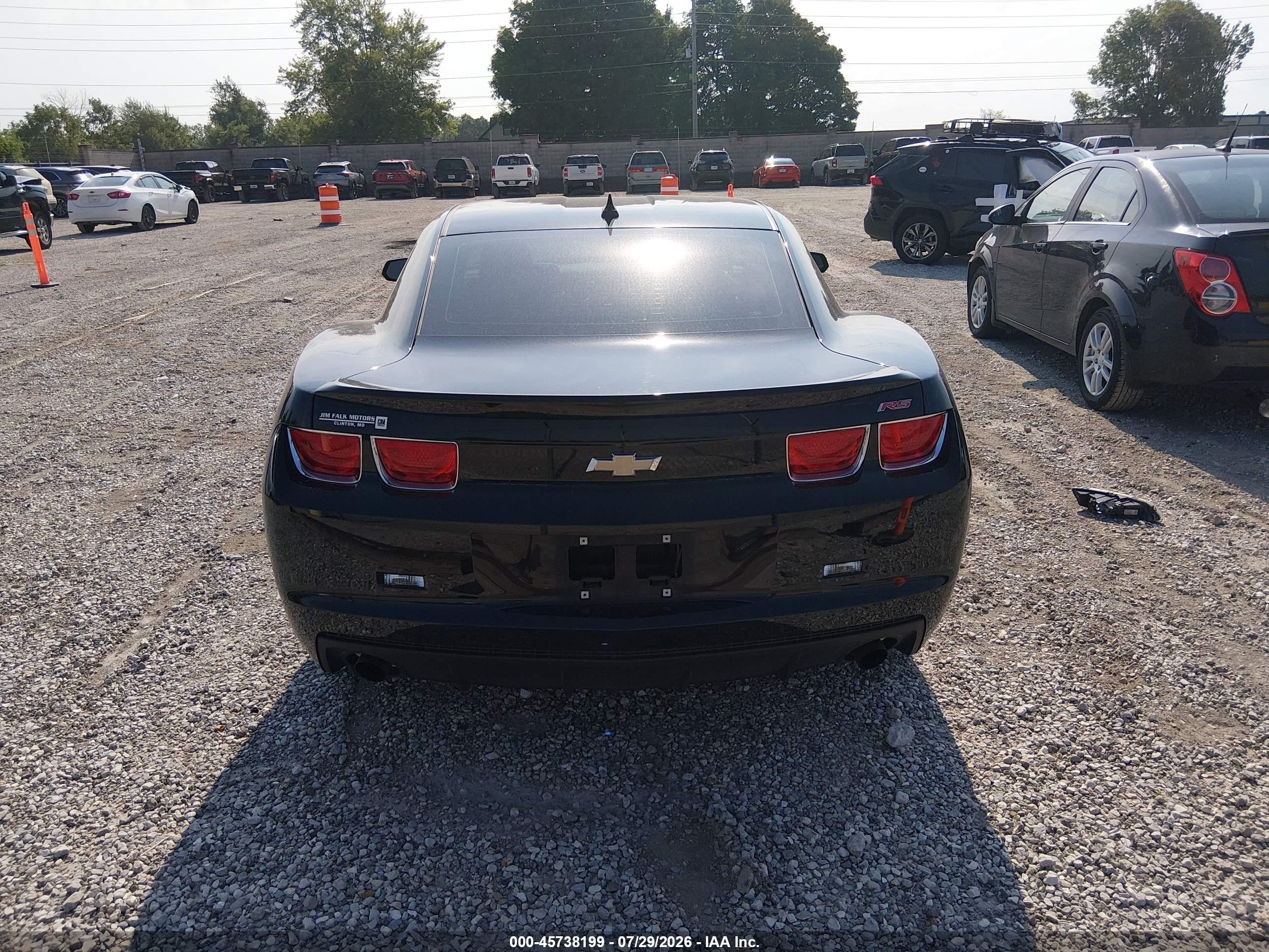 2010 Chevrolet Camaro 1lt Черный vin: 2G1FB1EV5A9173351