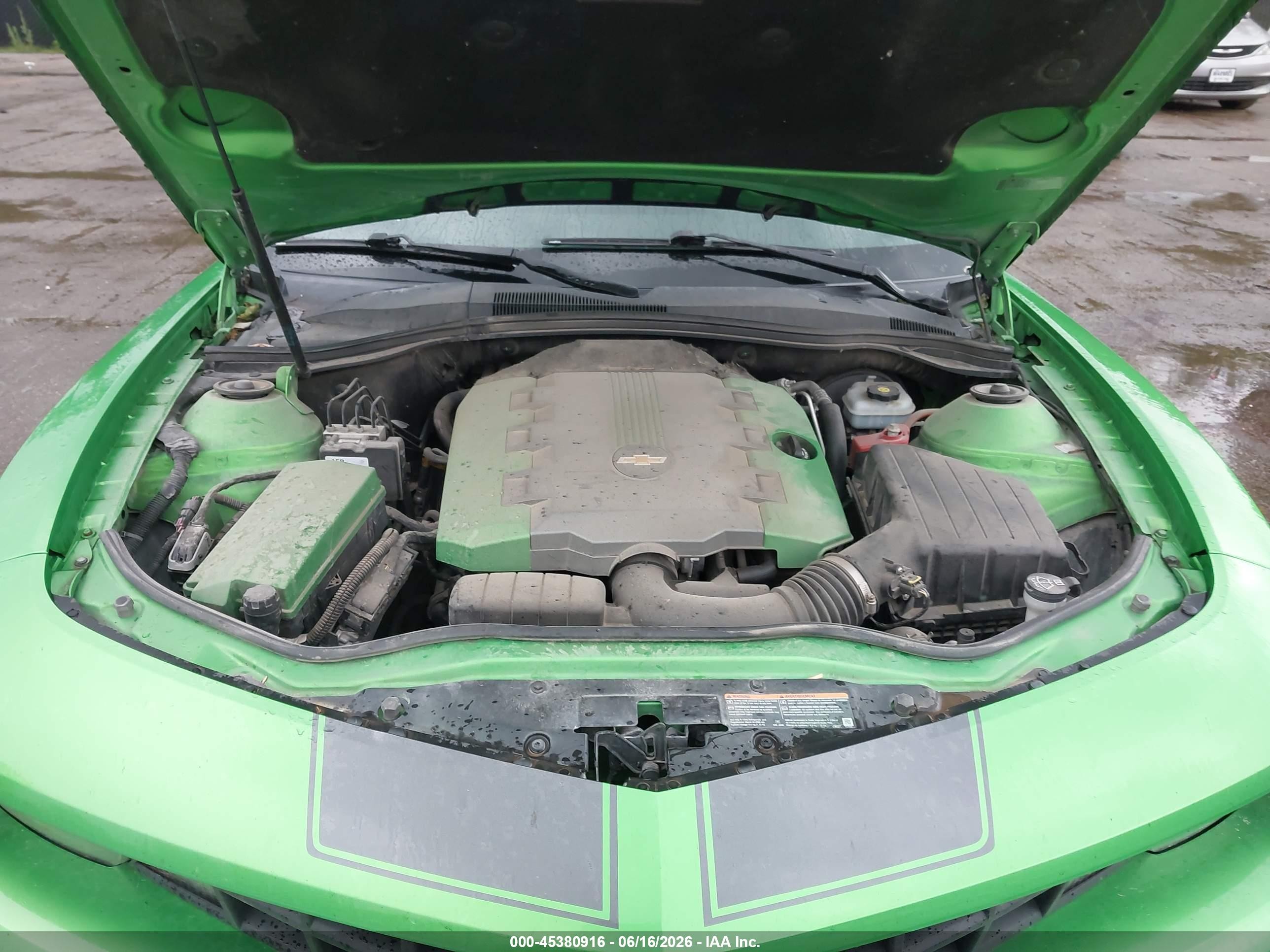 2010 Chevrolet Camaro 1lt Green vin: 2G1FB1EV5A9200189