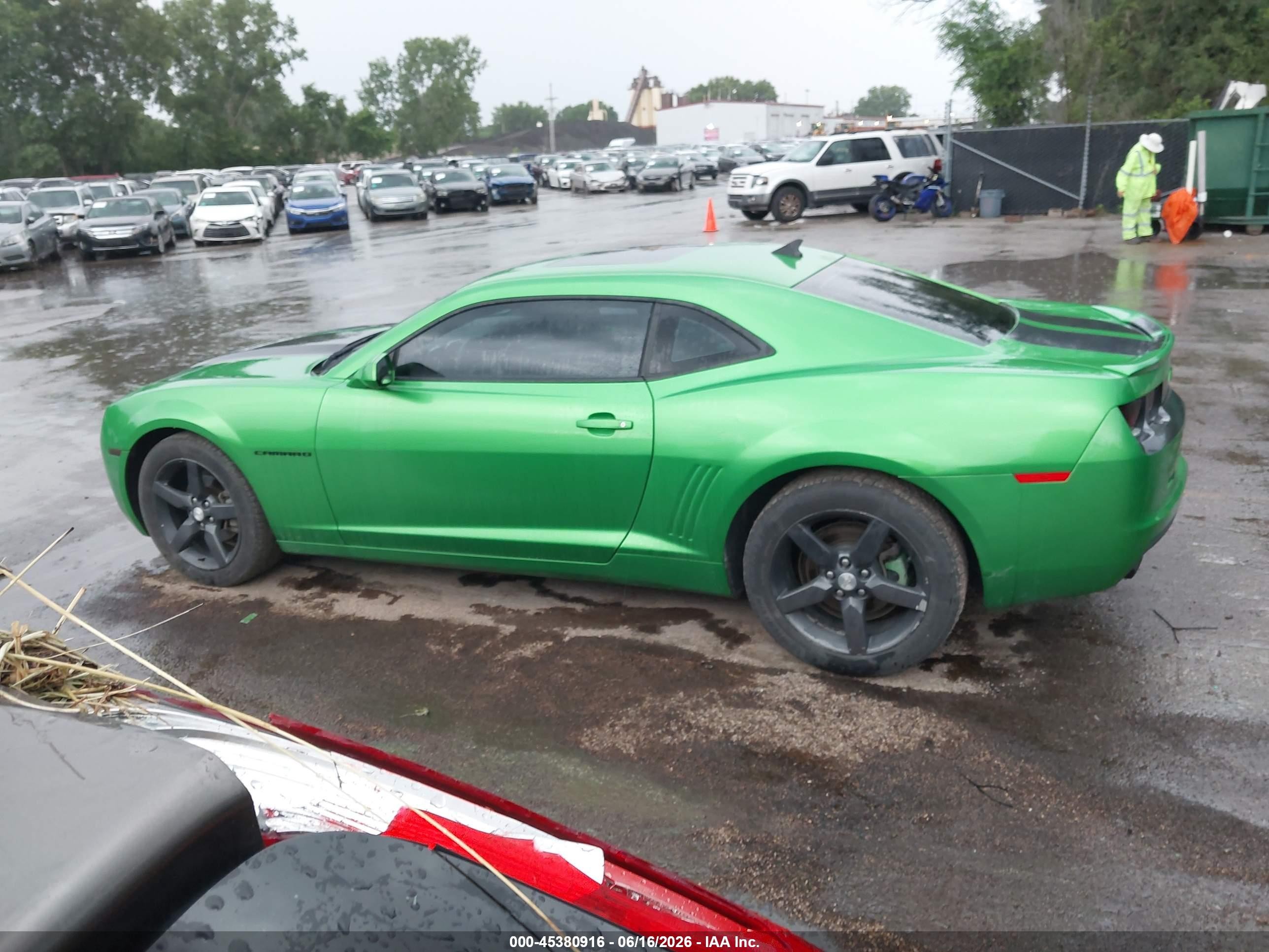 2010 Chevrolet Camaro 1lt Green vin: 2G1FB1EV5A9200189