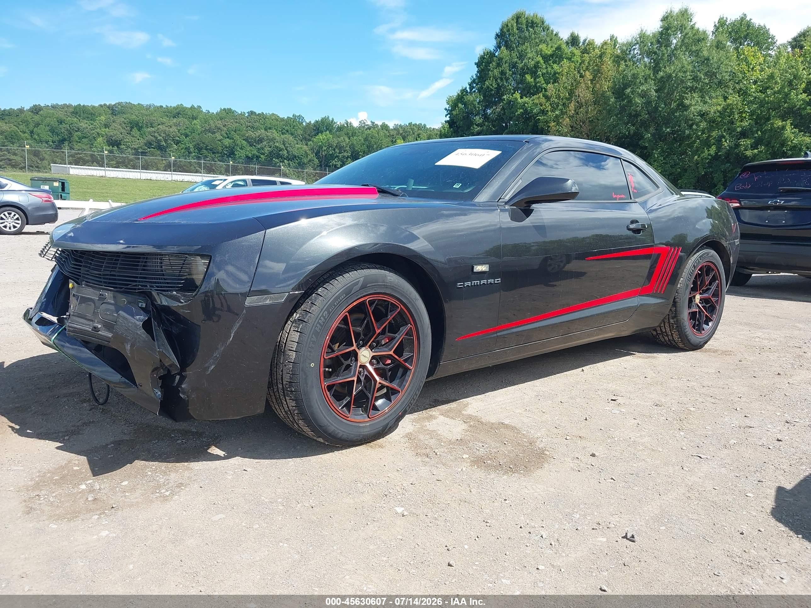 2010 Chevrolet Camaro 1lt Black vin: 2G1FB1EV5A9204131