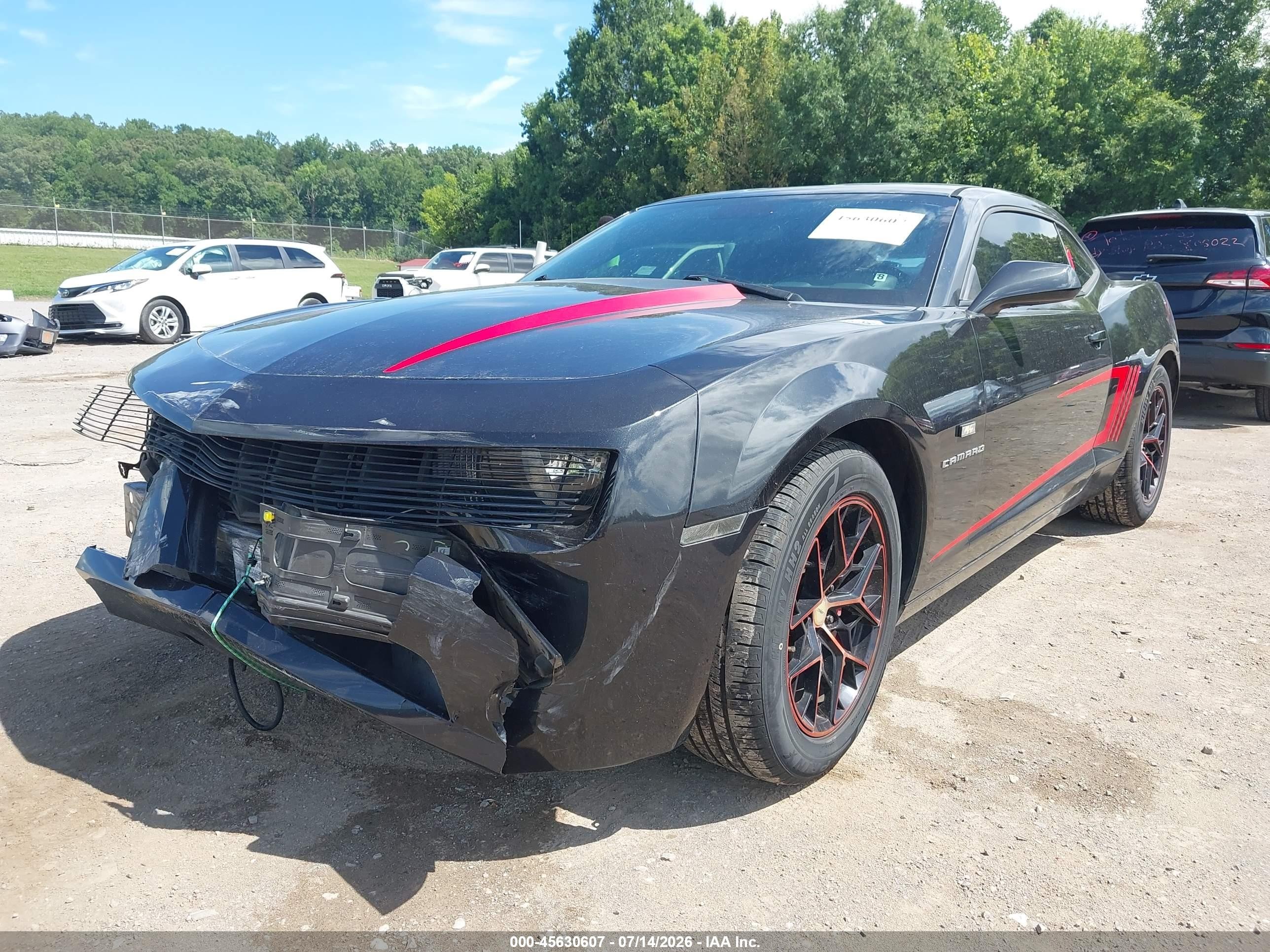 2010 Chevrolet Camaro 1lt Black vin: 2G1FB1EV5A9204131