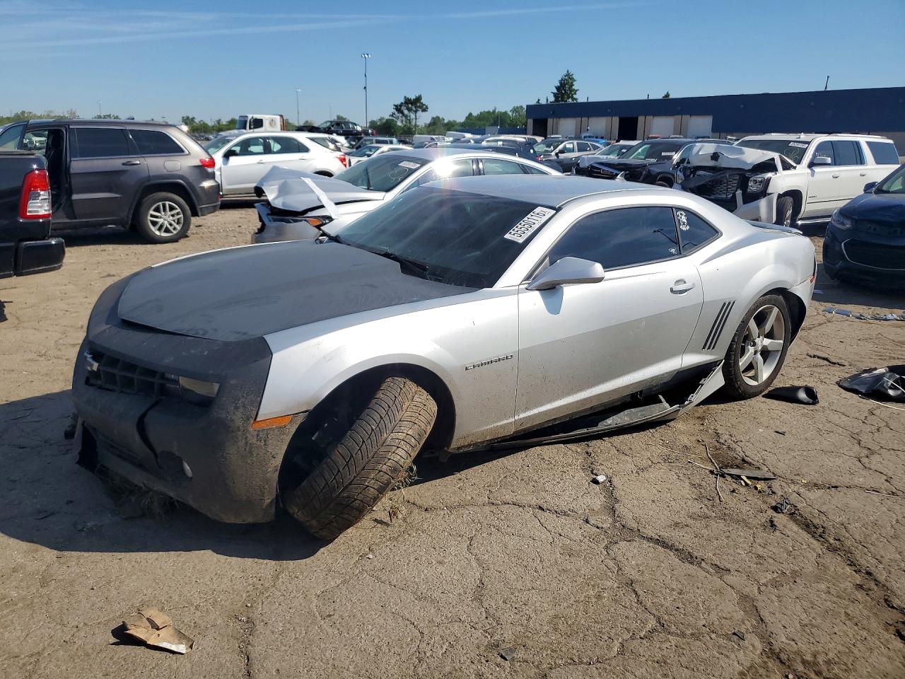 2010 Chevrolet Camaro Lt Silver vin: 2G1FB1EV6A9173200