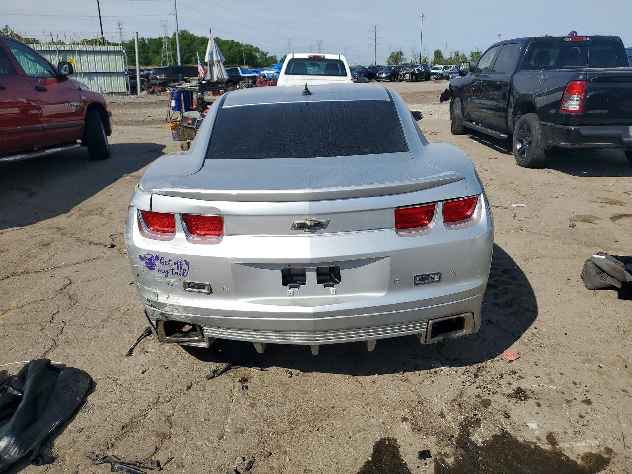 2010 Chevrolet Camaro Lt Silver vin: 2G1FB1EV6A9173200