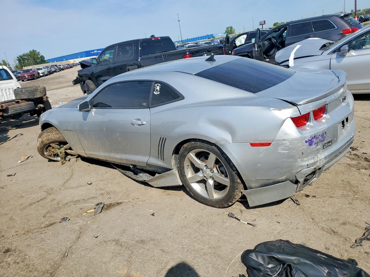 2010 Chevrolet Camaro Lt Silver vin: 2G1FB1EV6A9173200