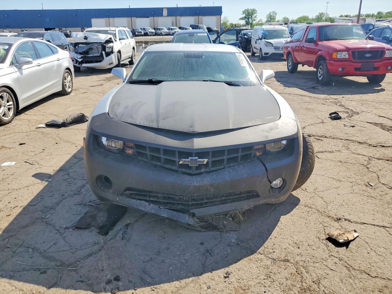 2010 Chevrolet Camaro Lt Silver vin: 2G1FB1EV6A9173200