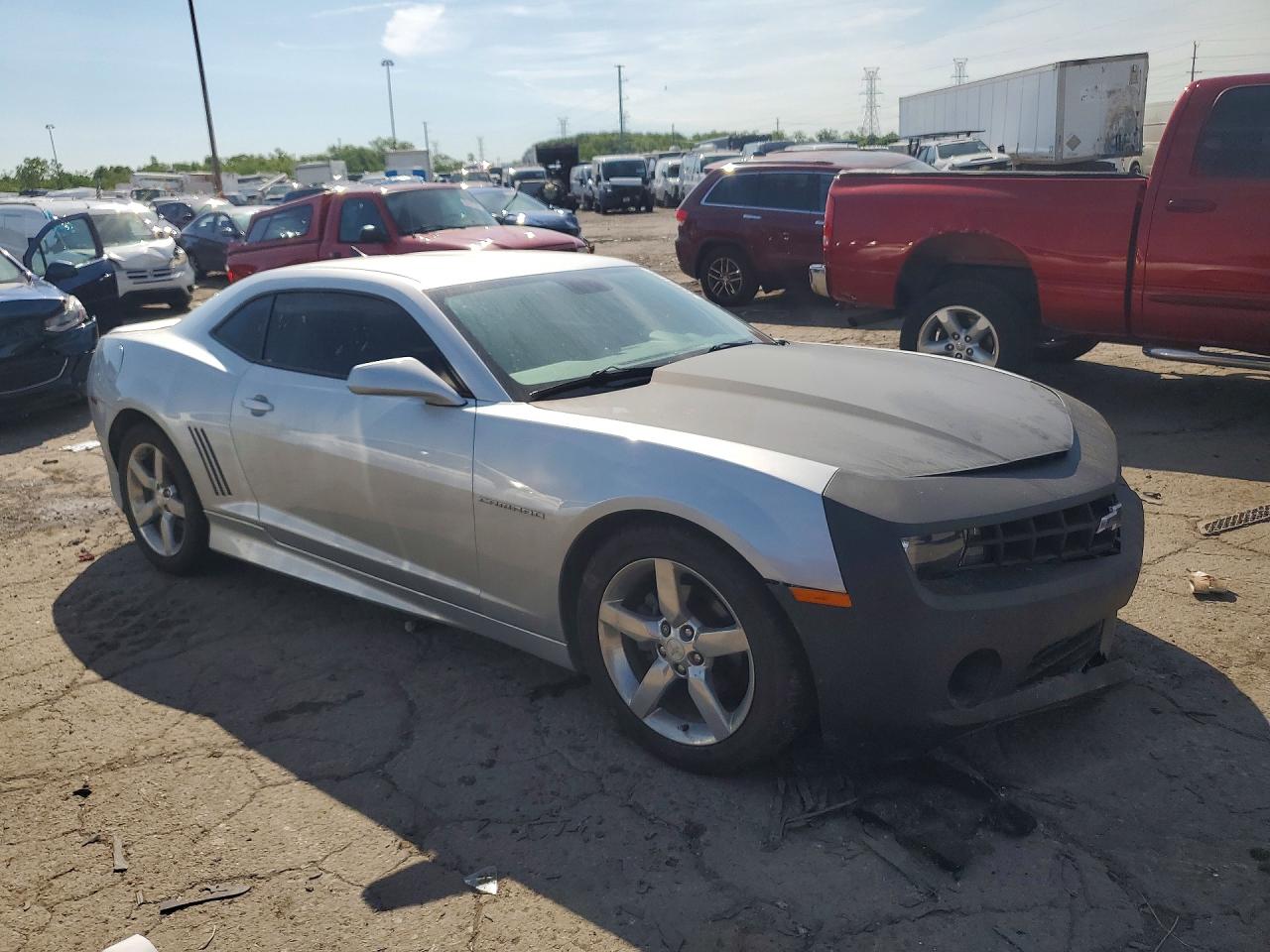 2010 Chevrolet Camaro Lt Silver vin: 2G1FB1EV6A9173200