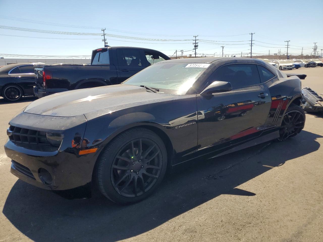 2010 Chevrolet Camaro Lt Black vin: 2G1FB1EV6A9207071