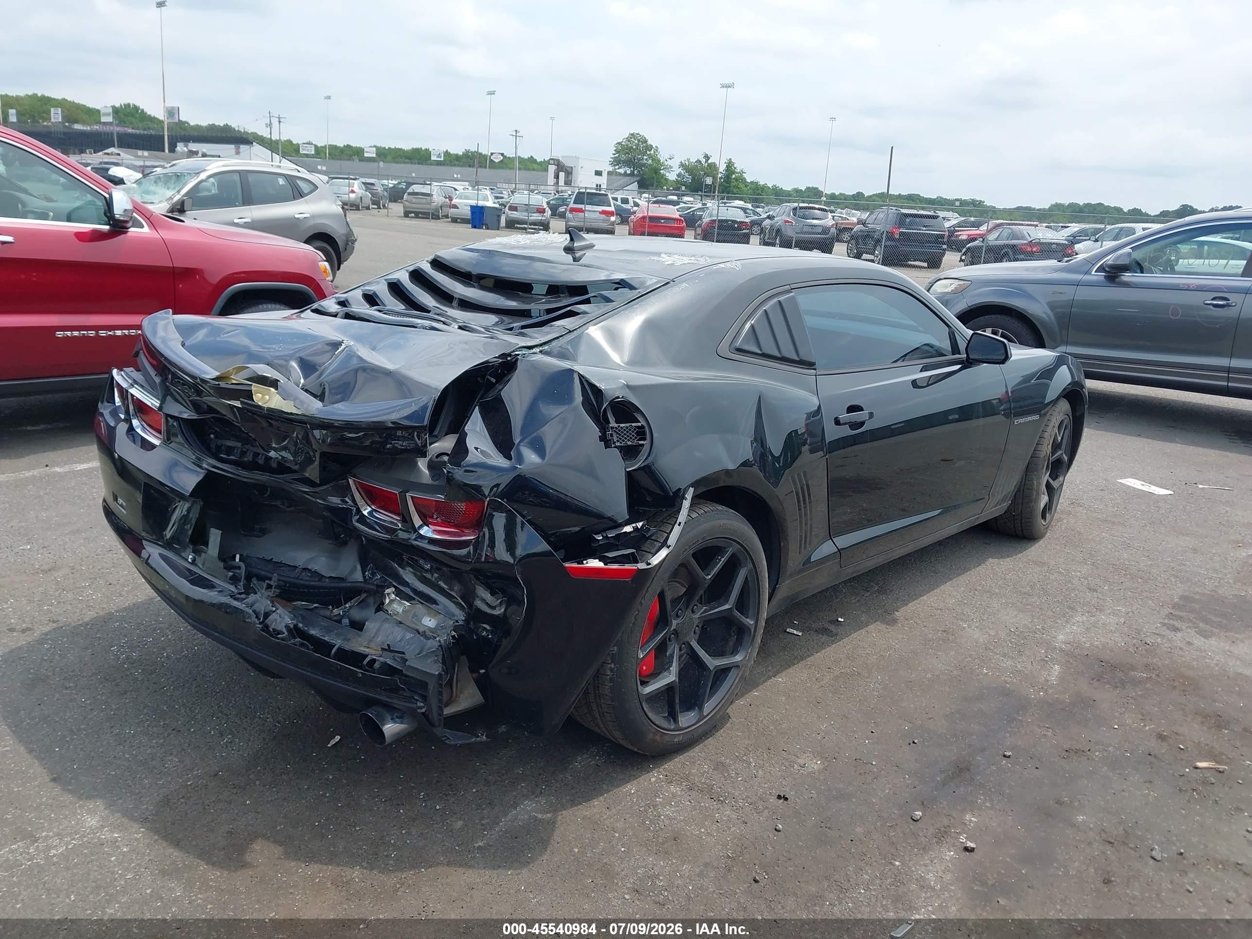 2010 Chevrolet Camaro 1lt Black vin: 2G1FB1EV6A9215610
