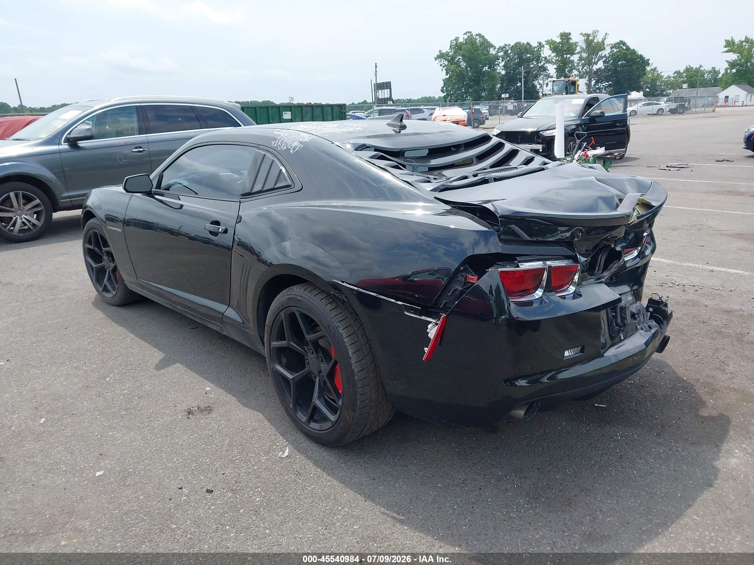2010 Chevrolet Camaro 1lt Black vin: 2G1FB1EV6A9215610