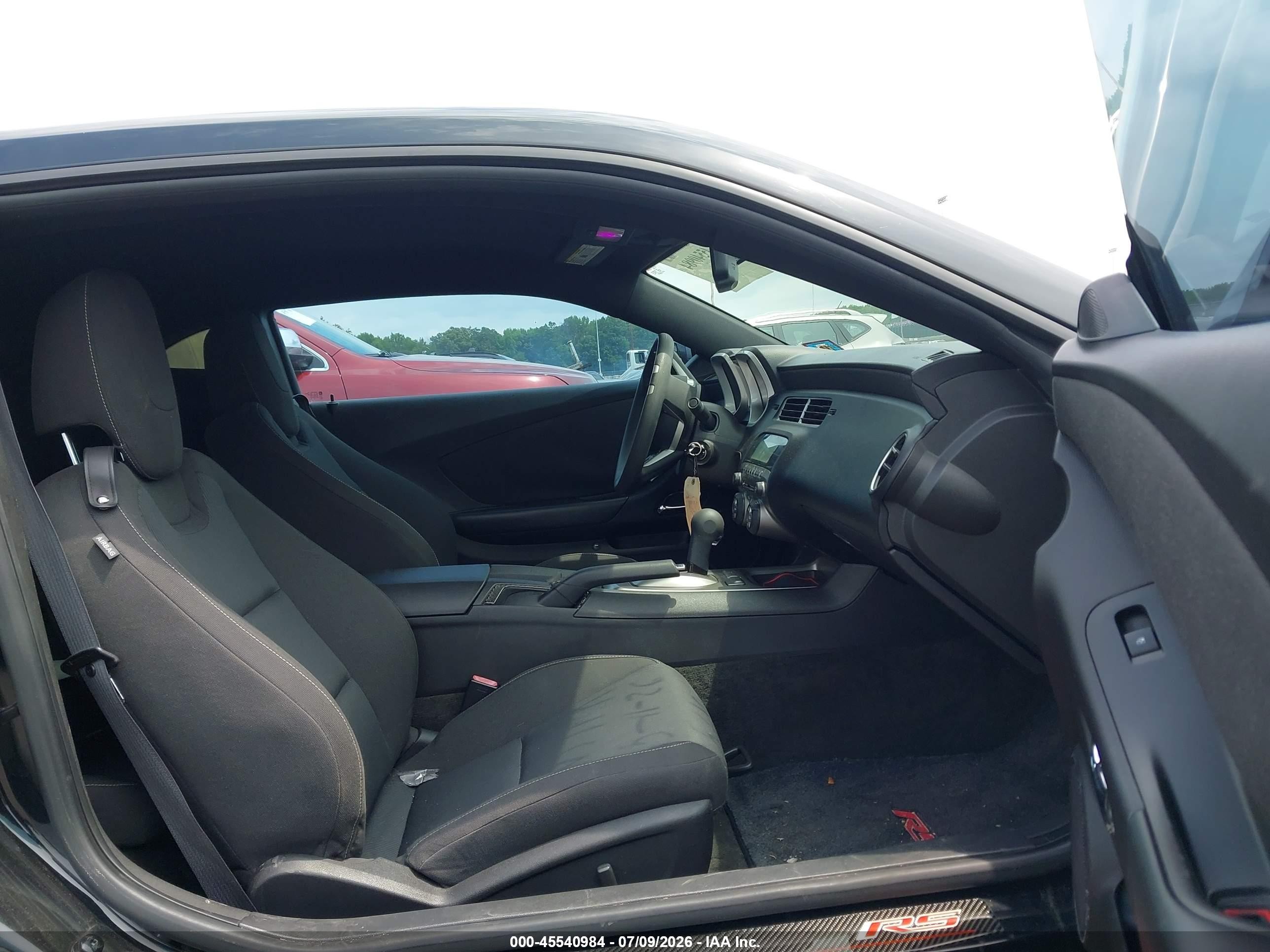 2010 Chevrolet Camaro 1lt Black vin: 2G1FB1EV6A9215610