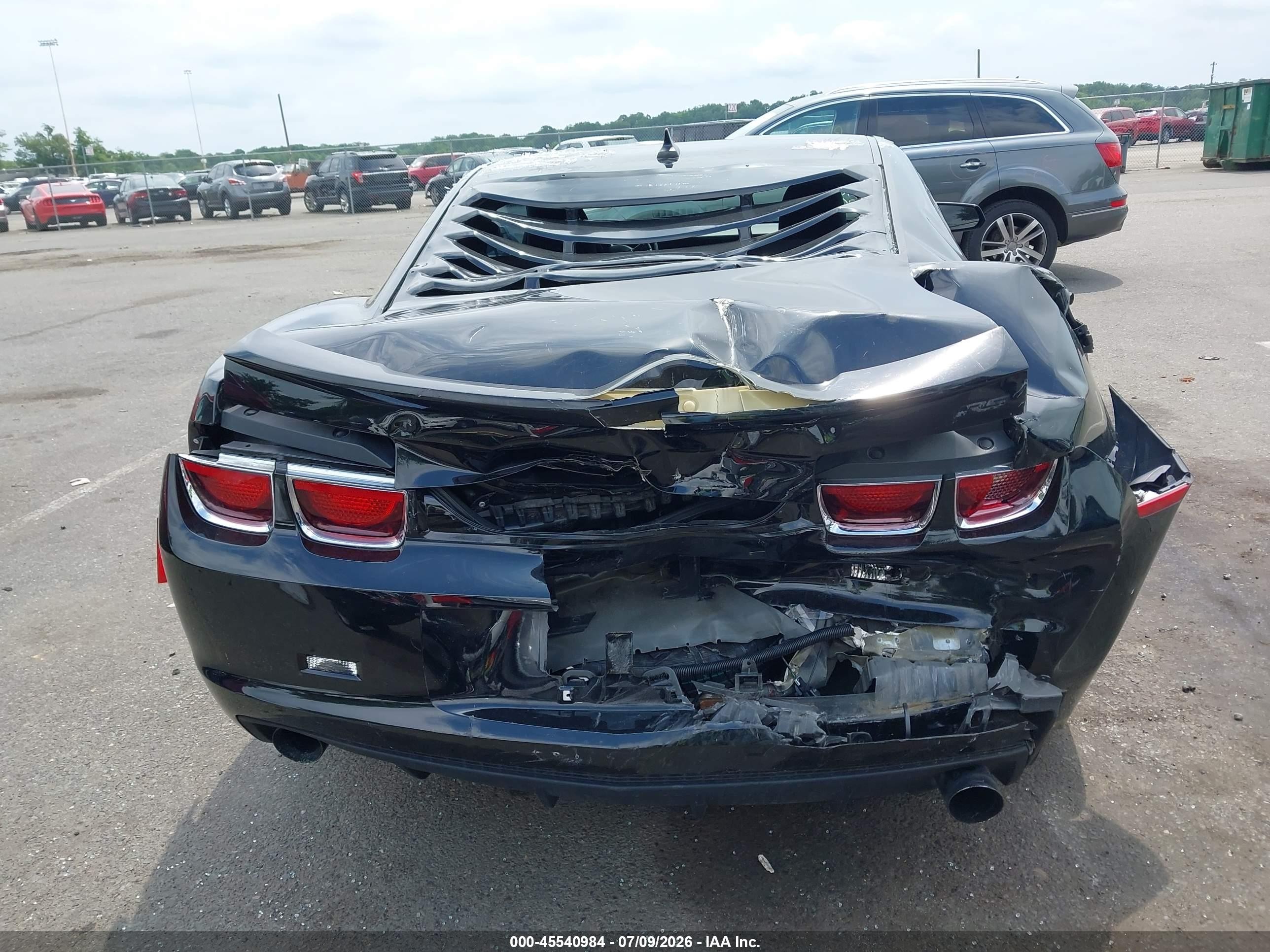 2010 Chevrolet Camaro 1lt Black vin: 2G1FB1EV6A9215610