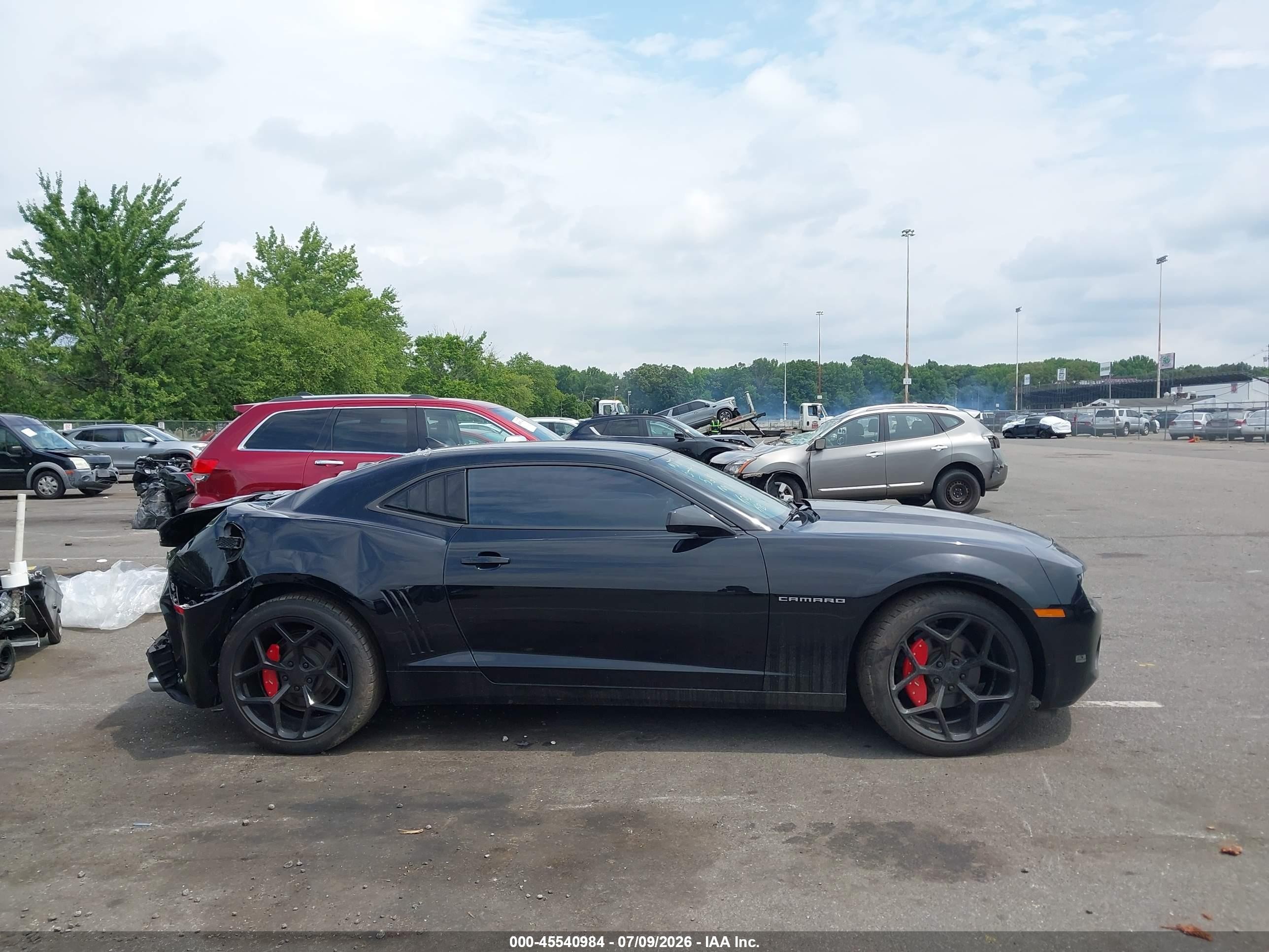 2010 Chevrolet Camaro 1lt Black vin: 2G1FB1EV6A9215610