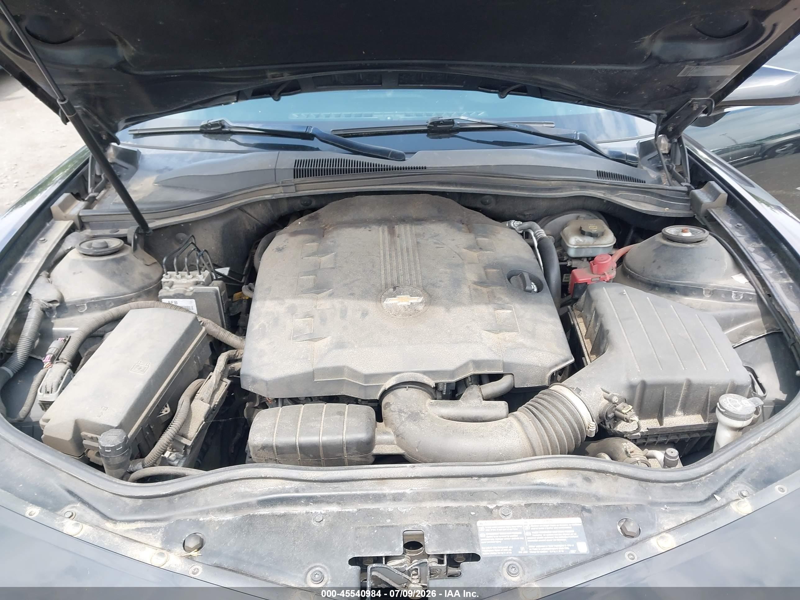 2010 Chevrolet Camaro 1lt Black vin: 2G1FB1EV6A9215610