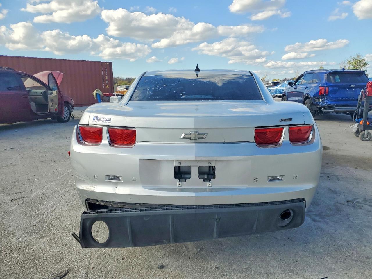 2010 Chevrolet Camaro Lt Silver vin: 2G1FB1EV6A9227997