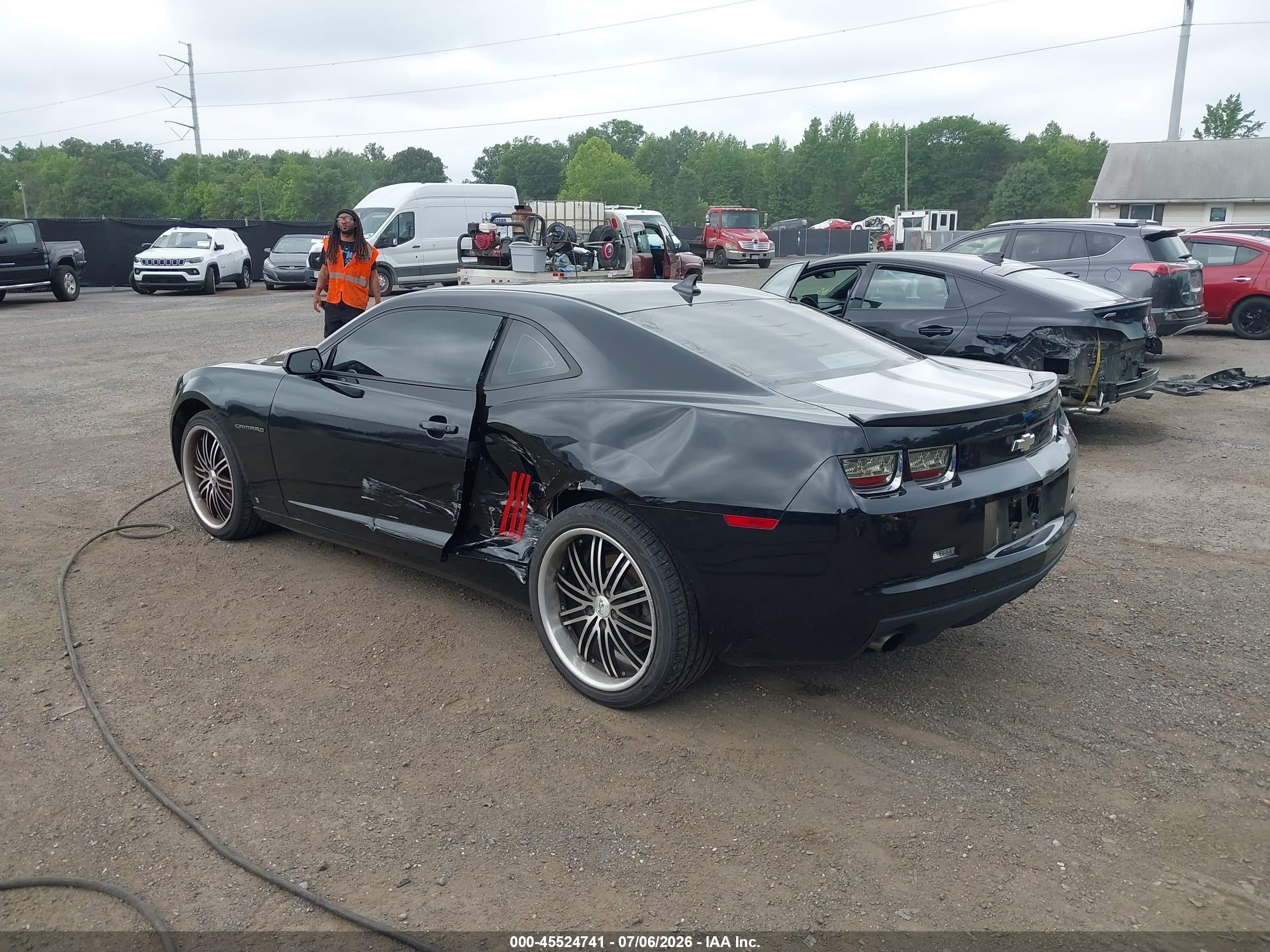 2010 Chevrolet Camaro 1lt Black vin: 2G1FB1EV7A9102510