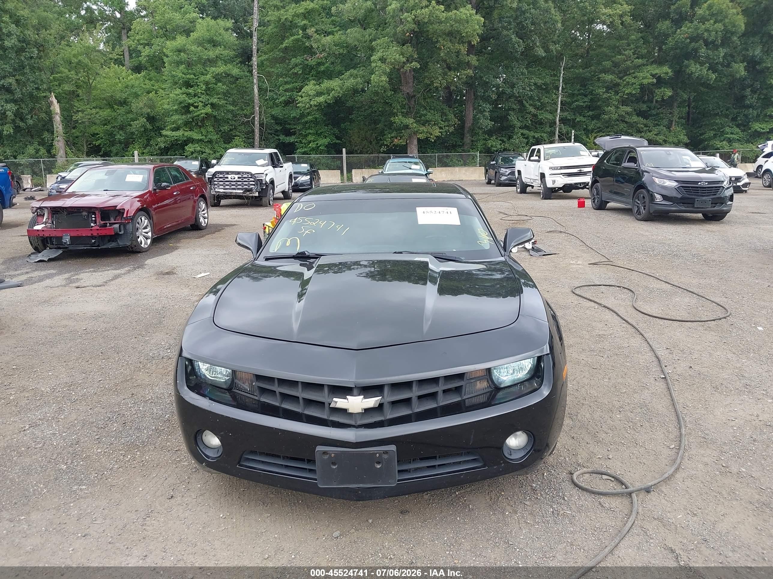2010 Chevrolet Camaro 1lt Black vin: 2G1FB1EV7A9102510