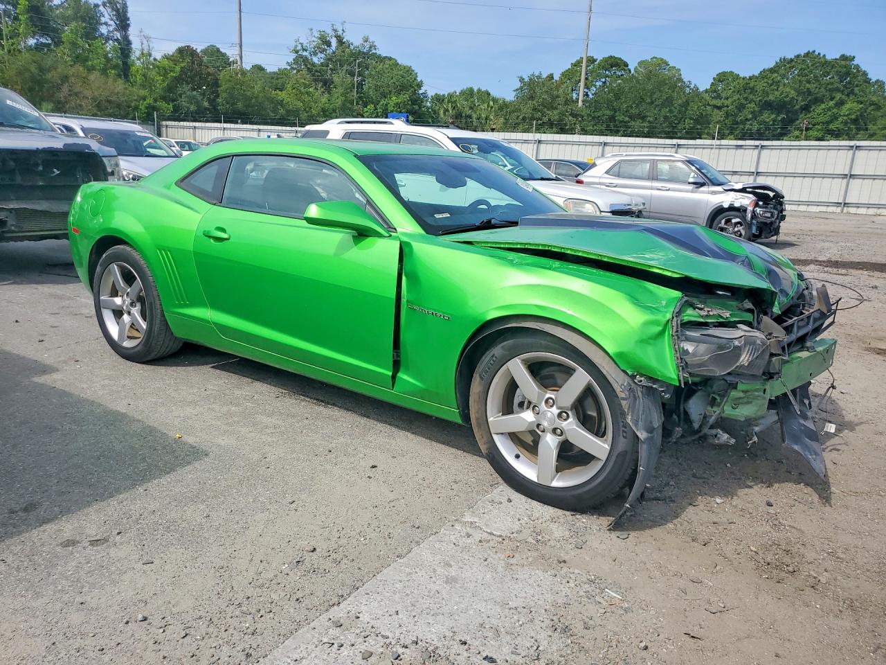 2010 Chevrolet Camaro Lt Green vin: 2G1FB1EV7A9220489