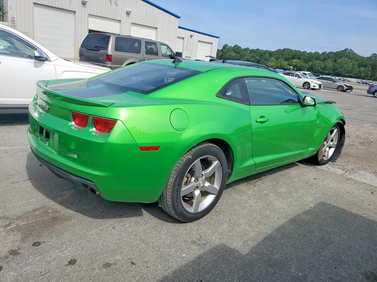 2010 Chevrolet Camaro Lt Green vin: 2G1FB1EV7A9220489