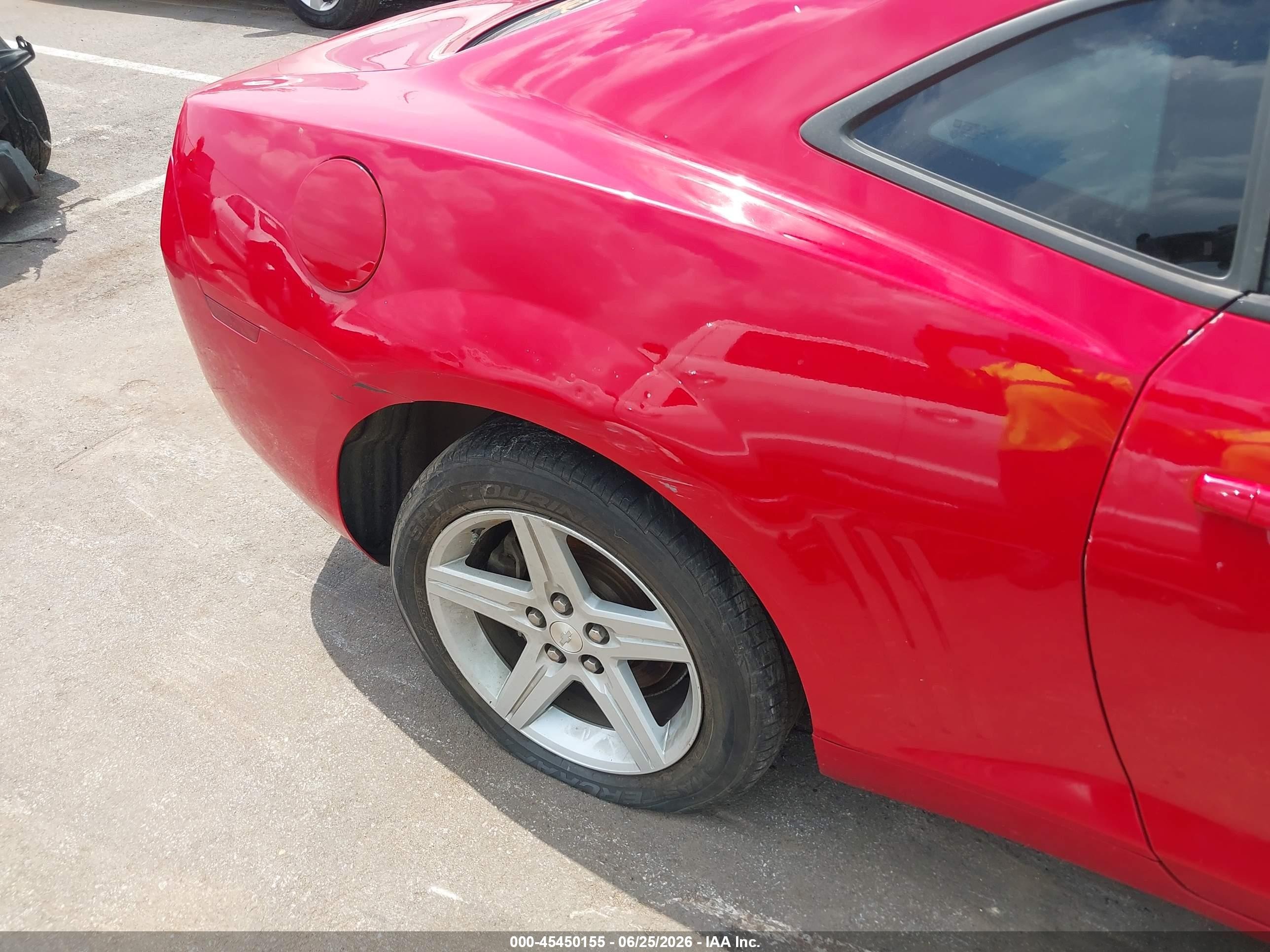 2010 Chevrolet Camaro 1lt Red vin: 2G1FB1EV9A9200163