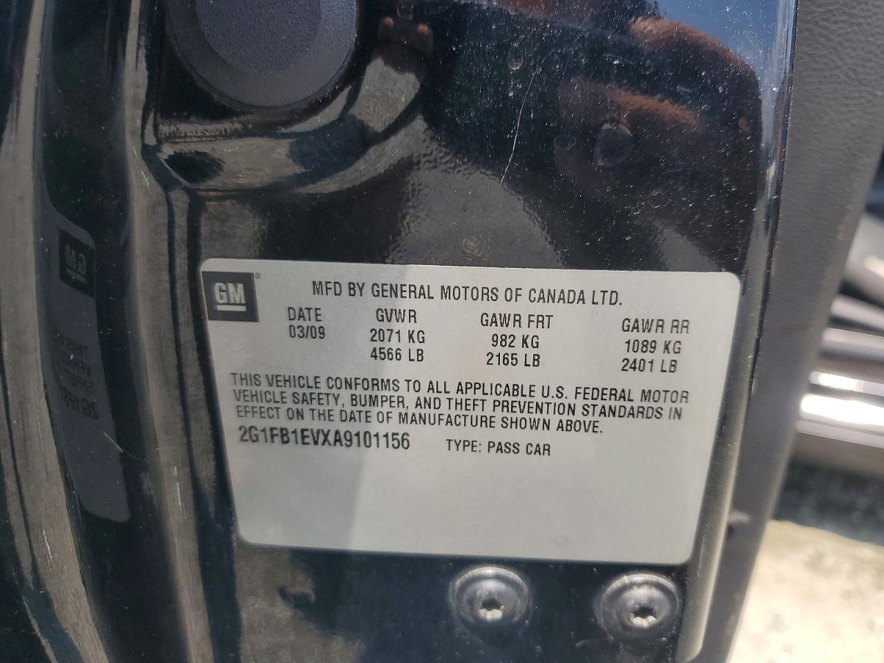 2010 Chevrolet Camaro Lt Black vin: 2G1FB1EVXA9101156