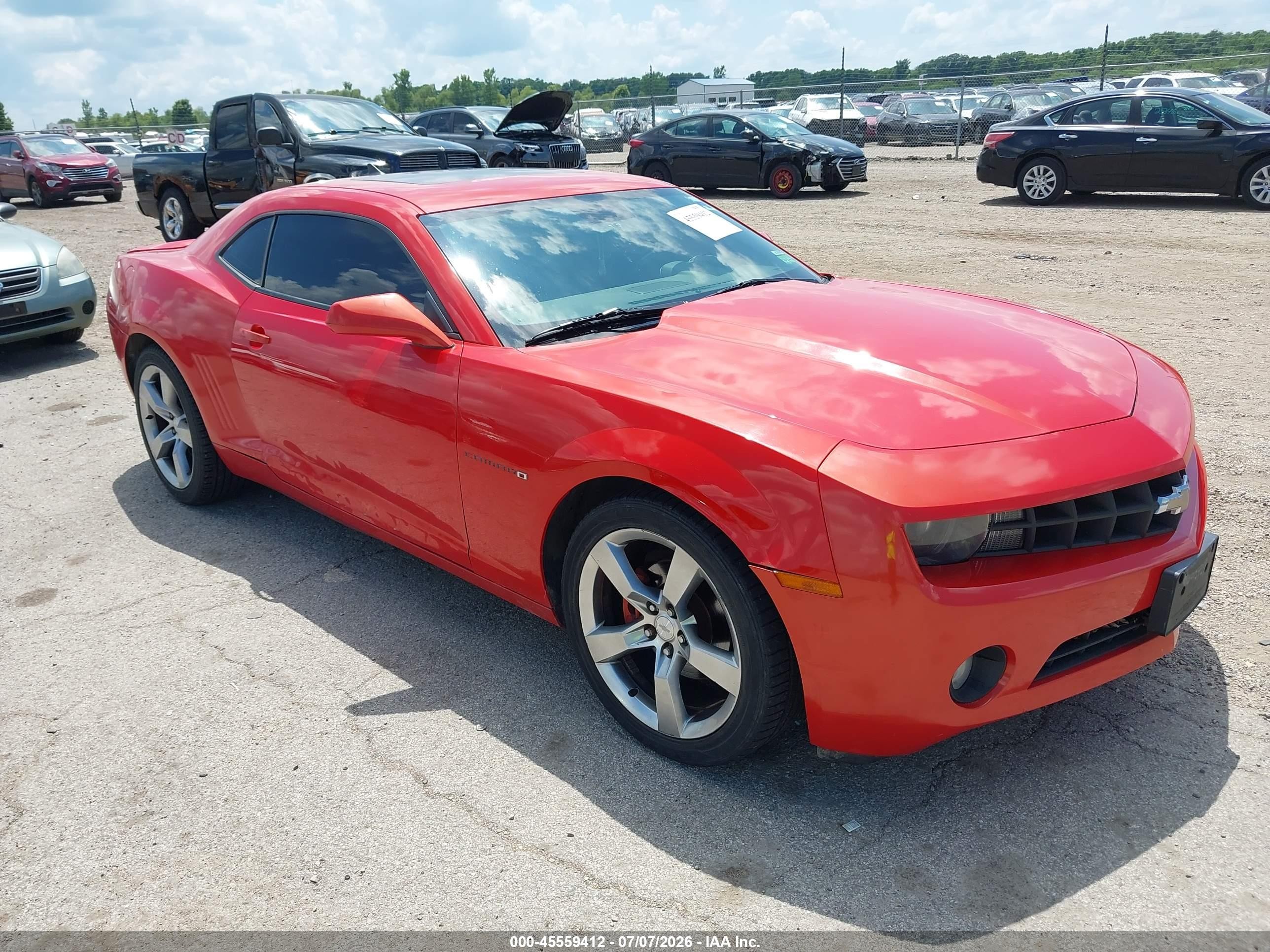 2010 Chevrolet Camaro 1lt Orange vin: 2G1FB1EVXA9154424