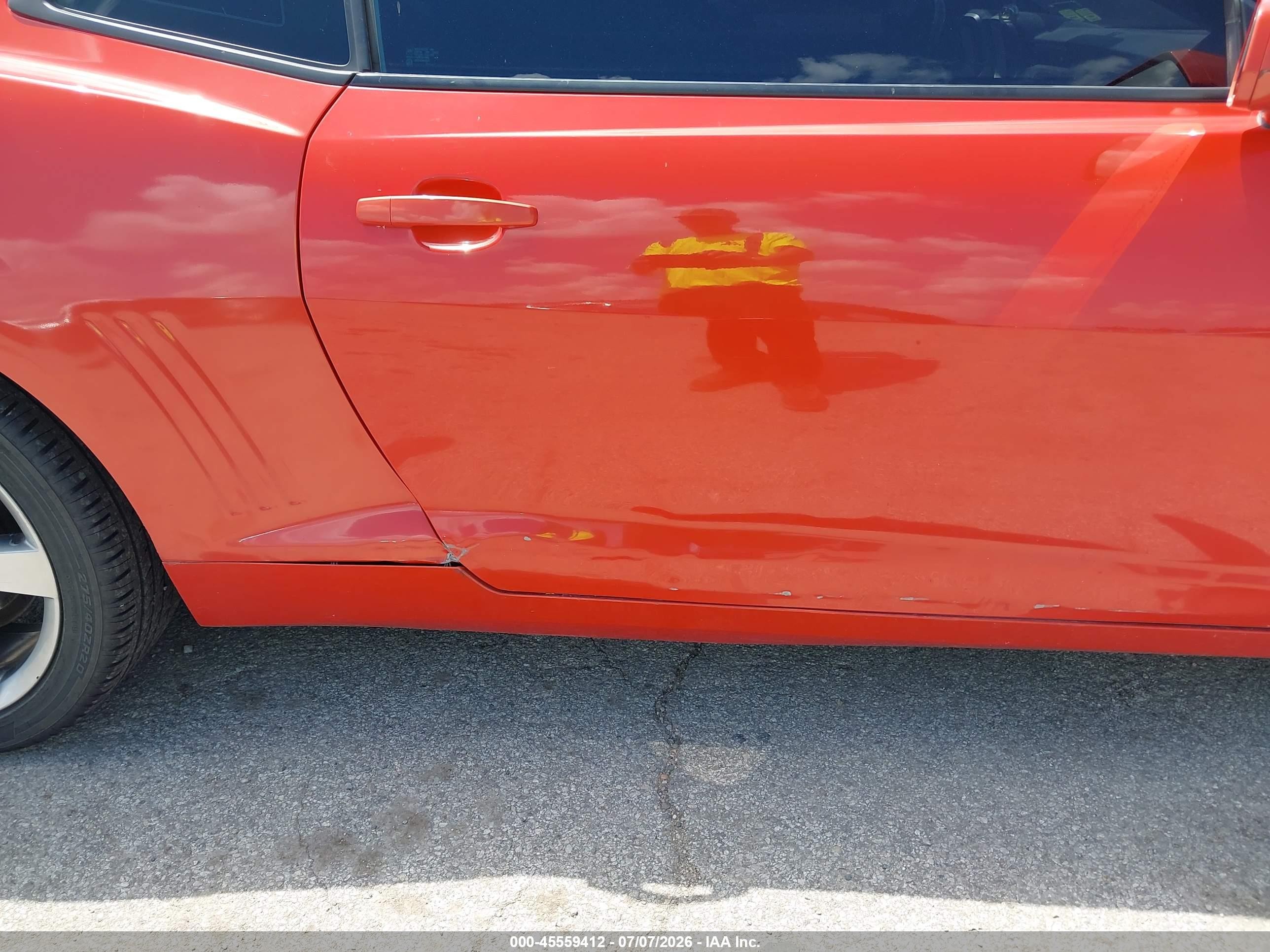 2010 Chevrolet Camaro 1lt Orange vin: 2G1FB1EVXA9154424